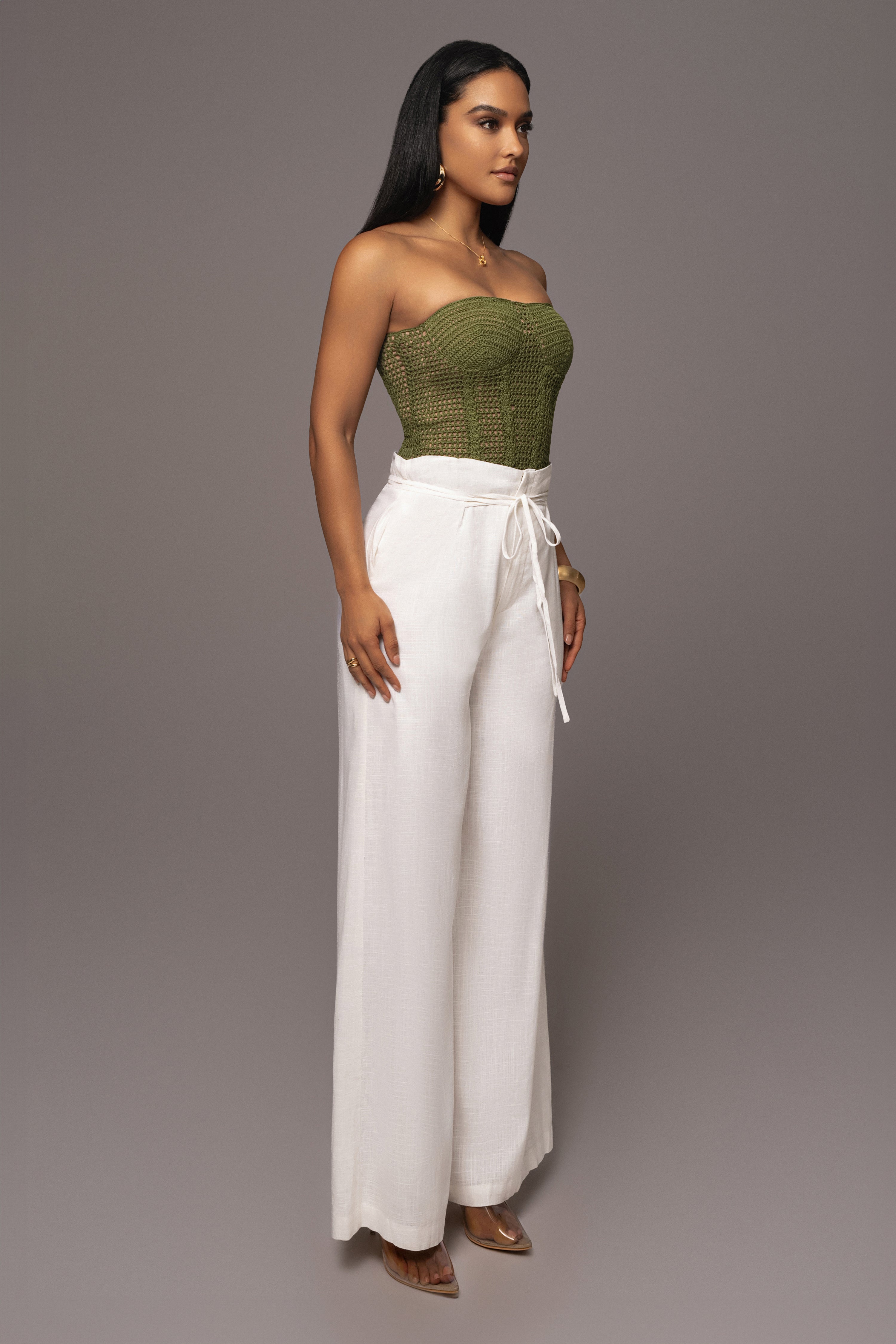 Olive Want It All Crochet Bustier - JLUXLABEL