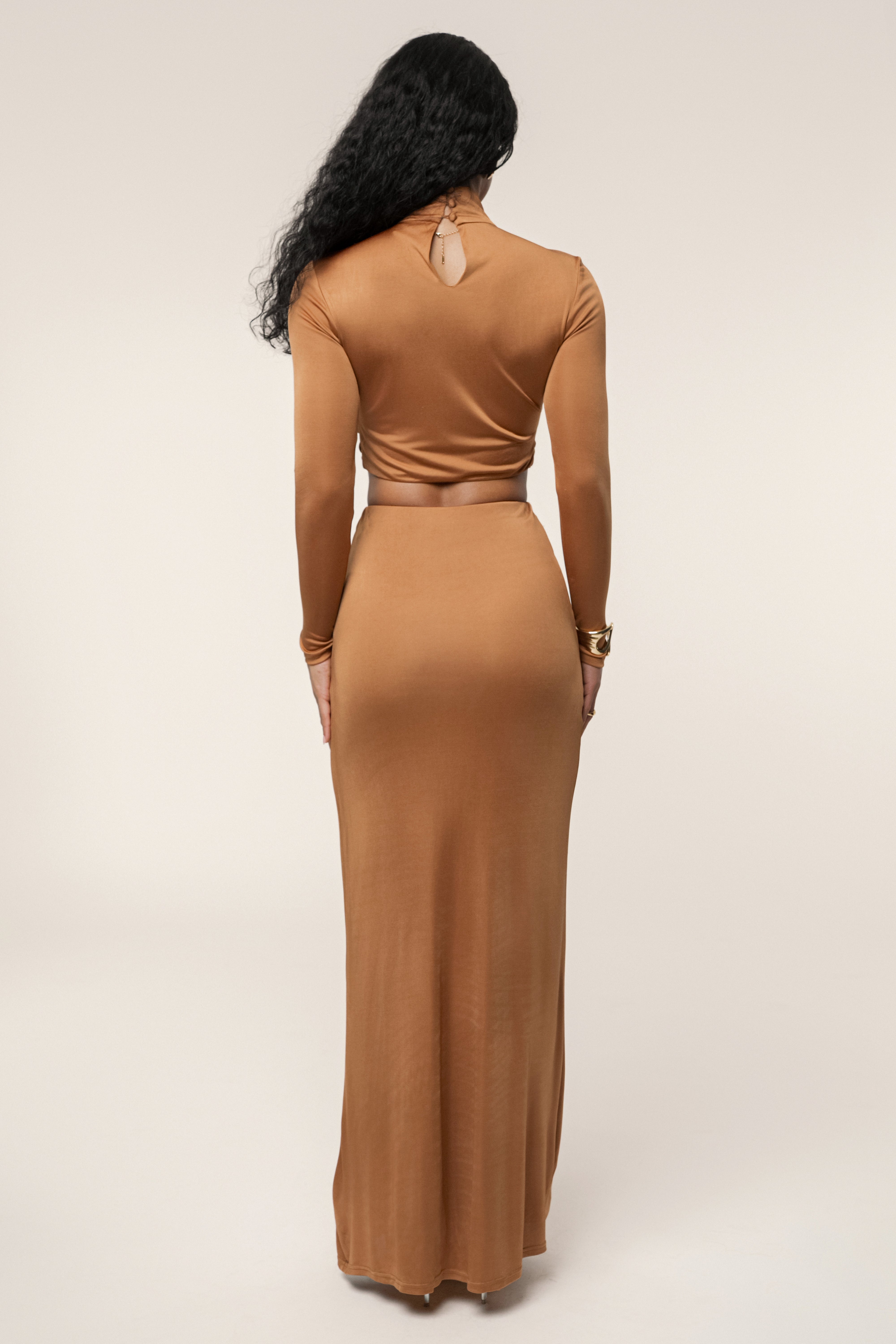 Copper Nessa Slinky Top - JLUXLABEL