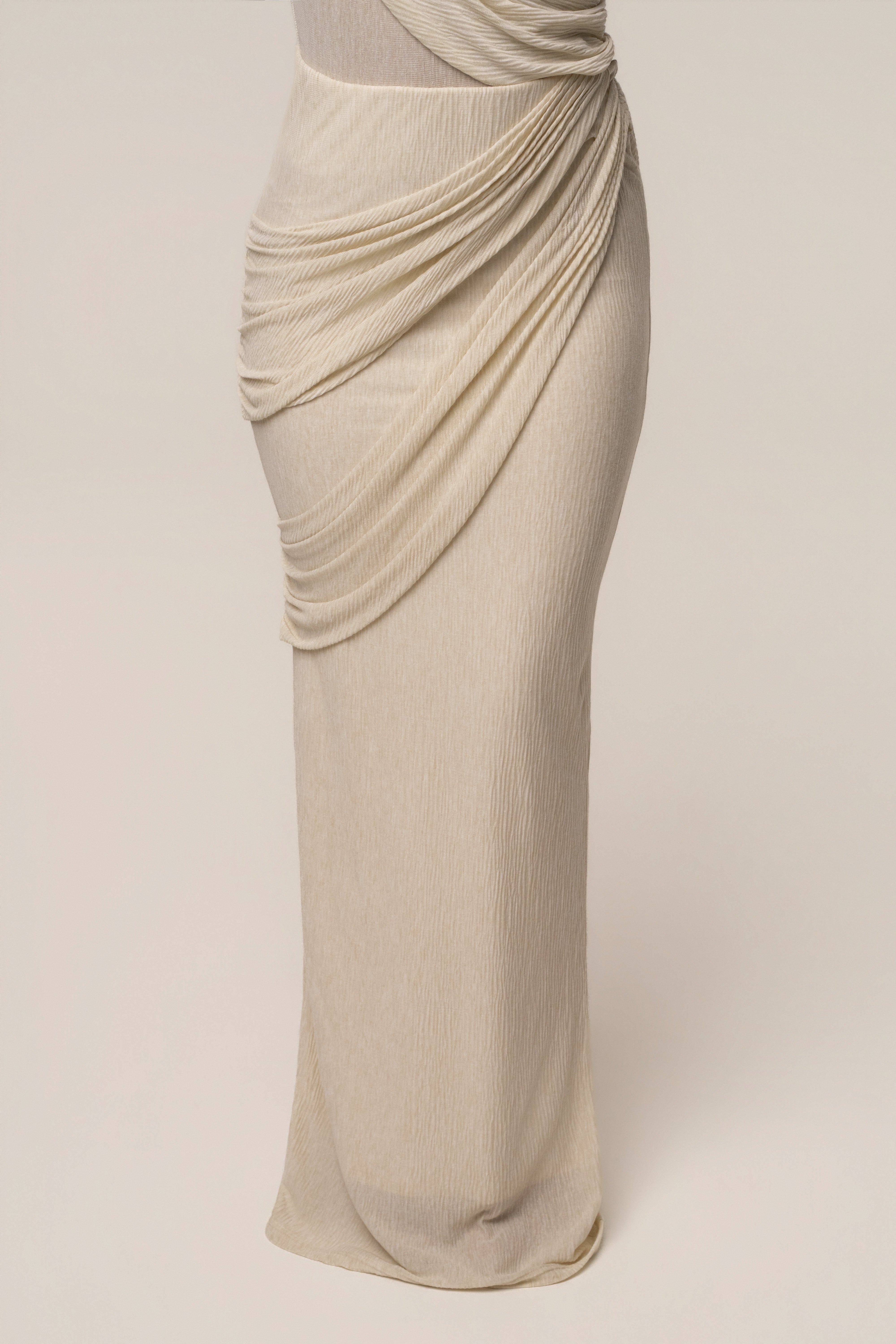 Ivory Paradise Hills Maxi Skirt - JLUXLABEL