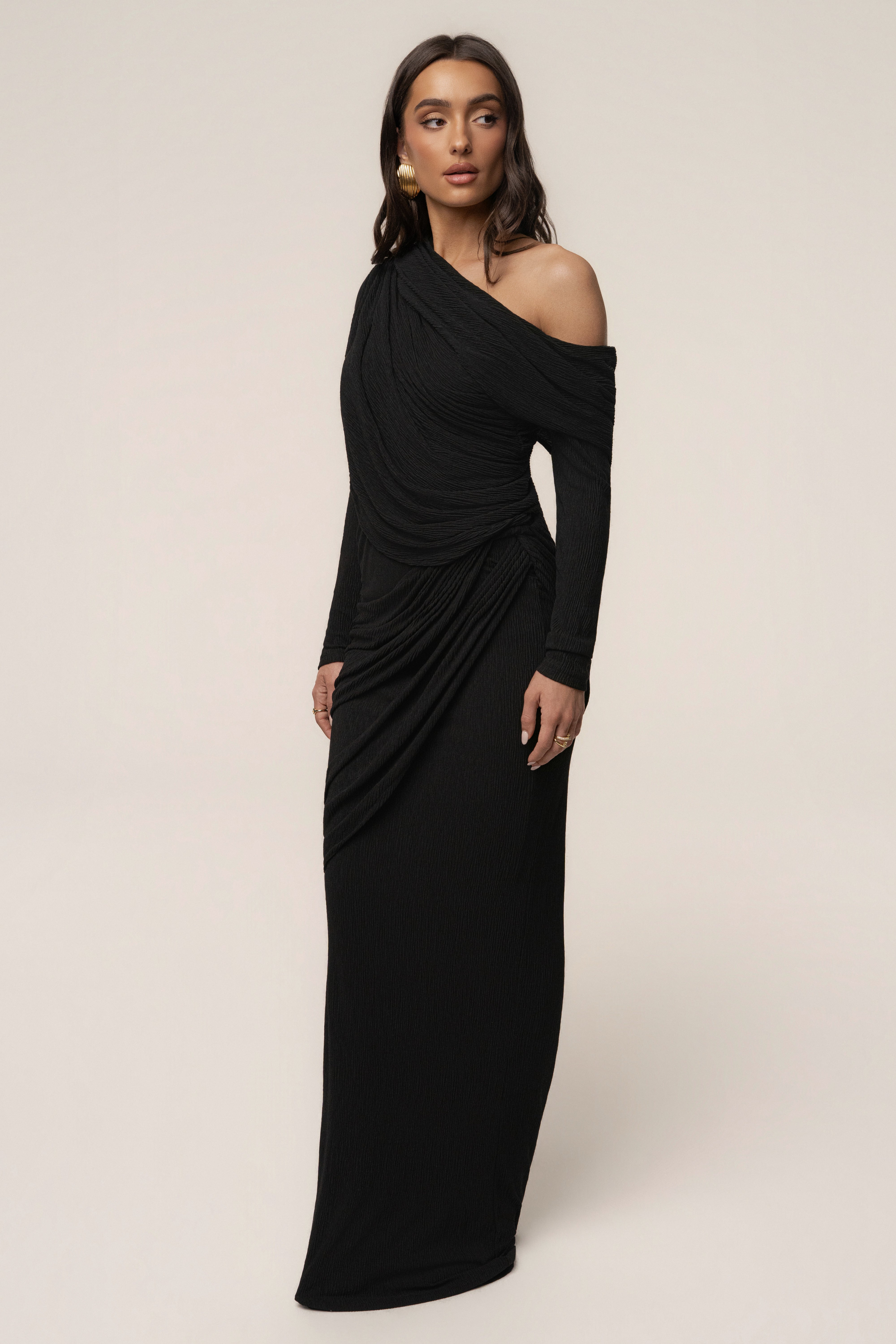 Black Paradise Hills Maxi Skirt - JLUXLABEL