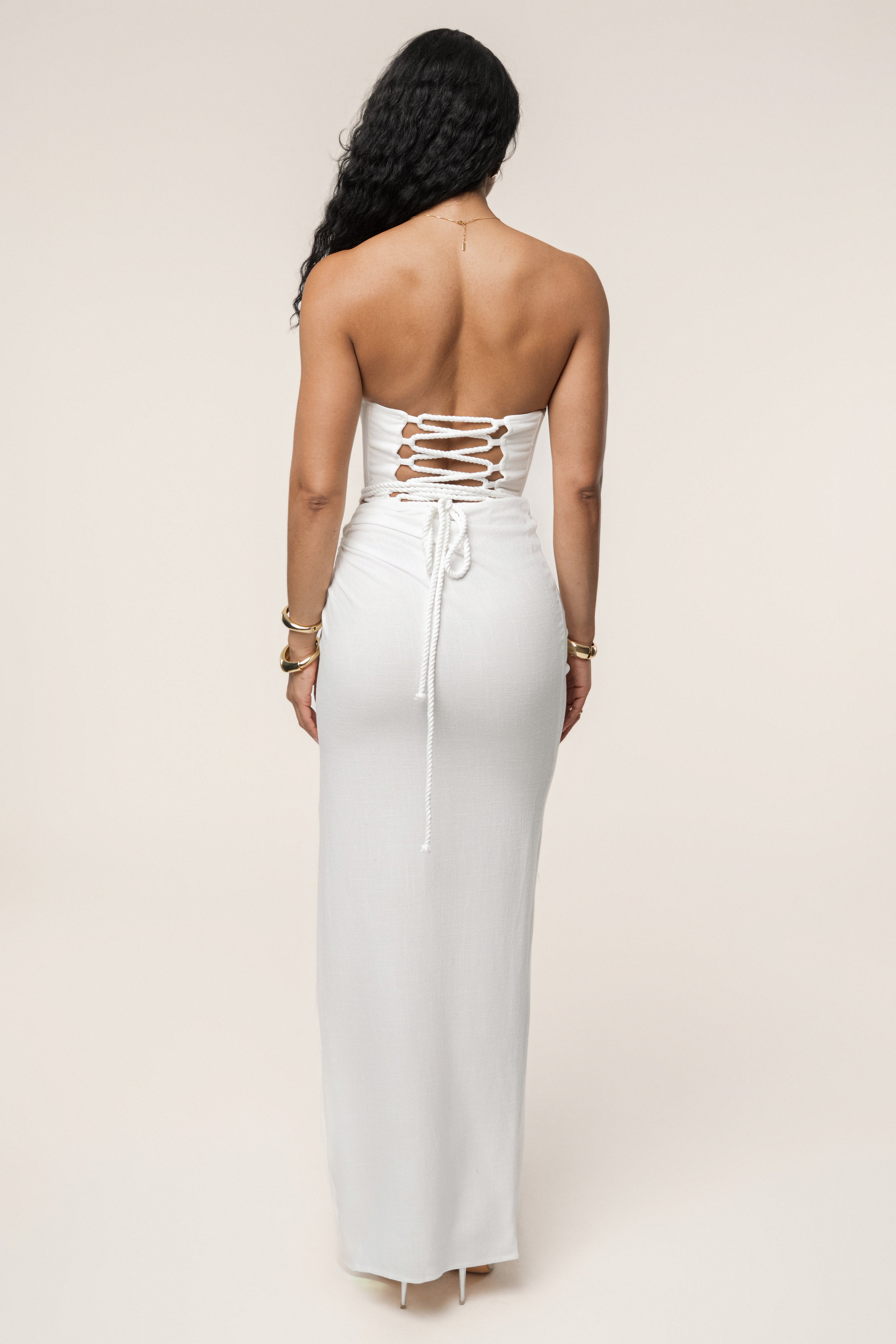 Natural Destination Linen Skirt Set - JLUXLABEL