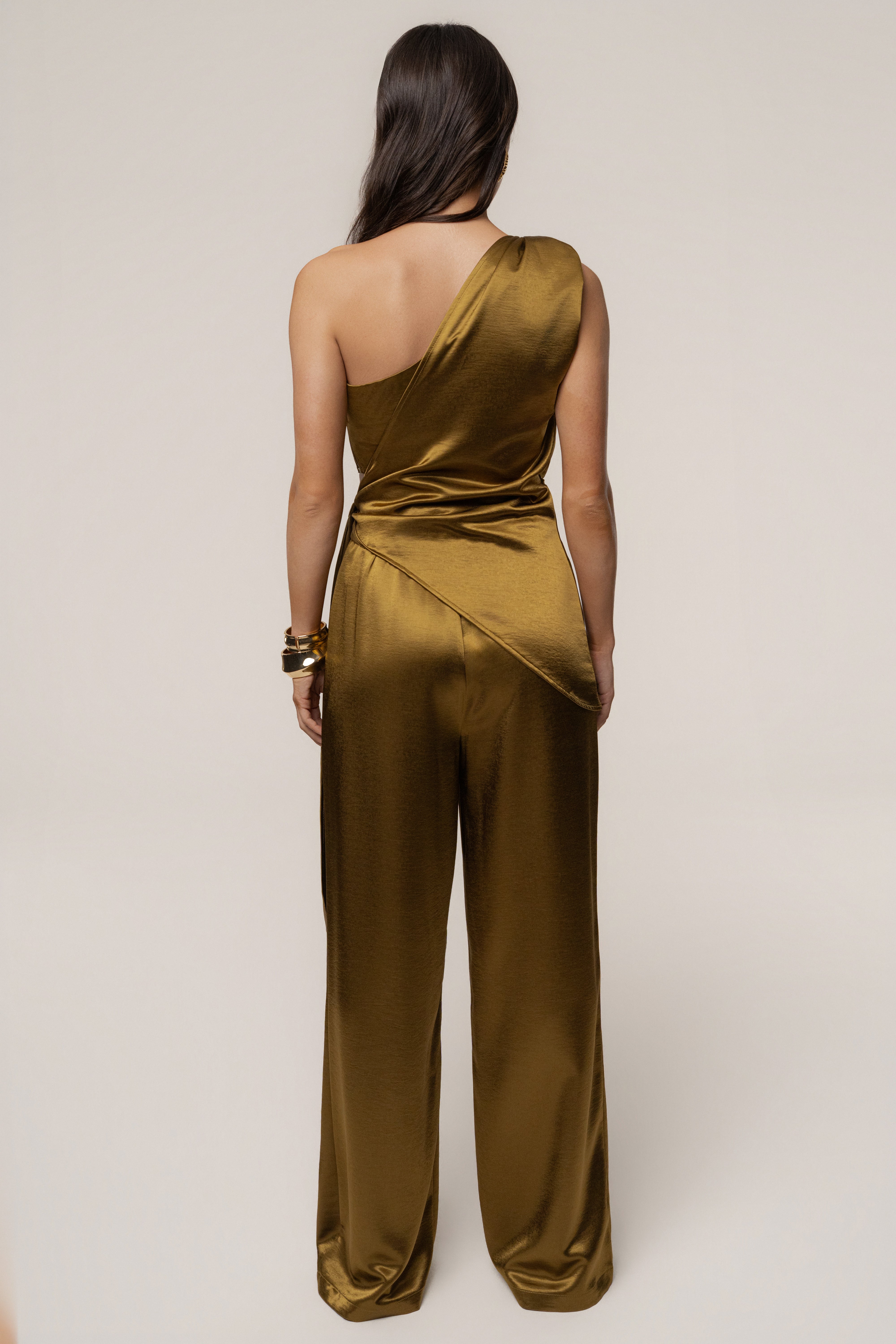 Olive Thea Satin Pants - JLUXLABEL