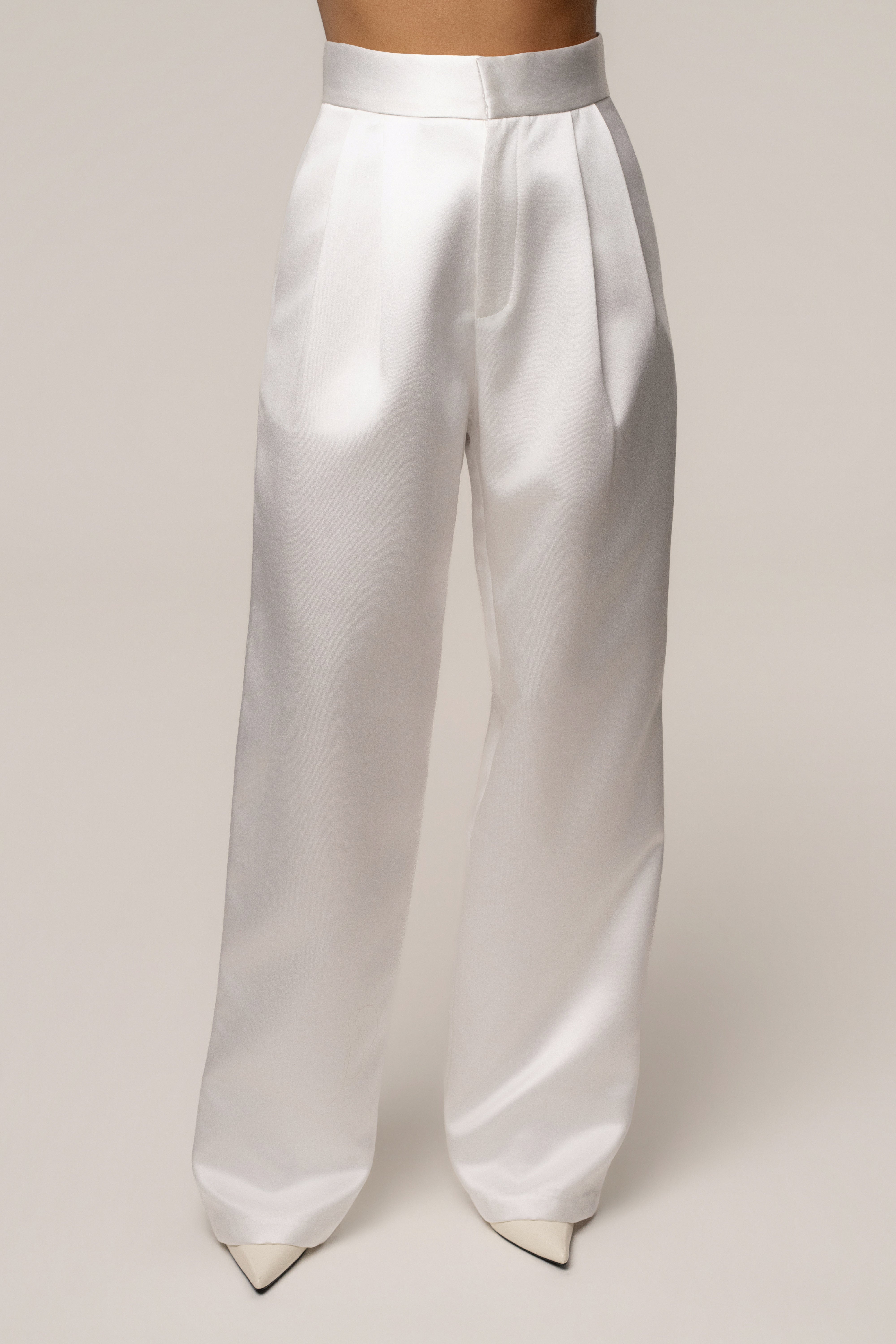 White City Nights Satin Trouser - JLUXLABEL