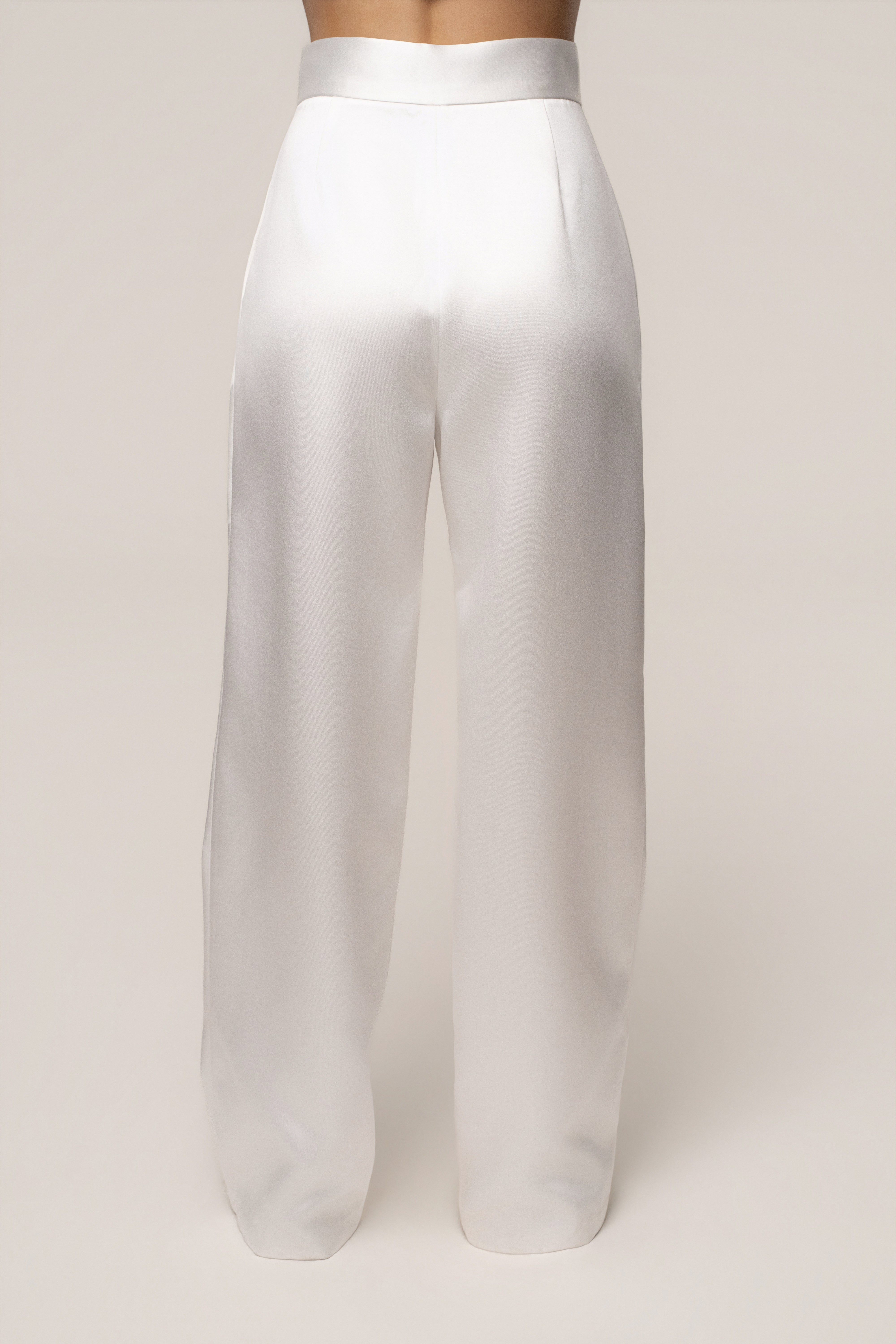 White City Nights Satin Trouser - JLUXLABEL