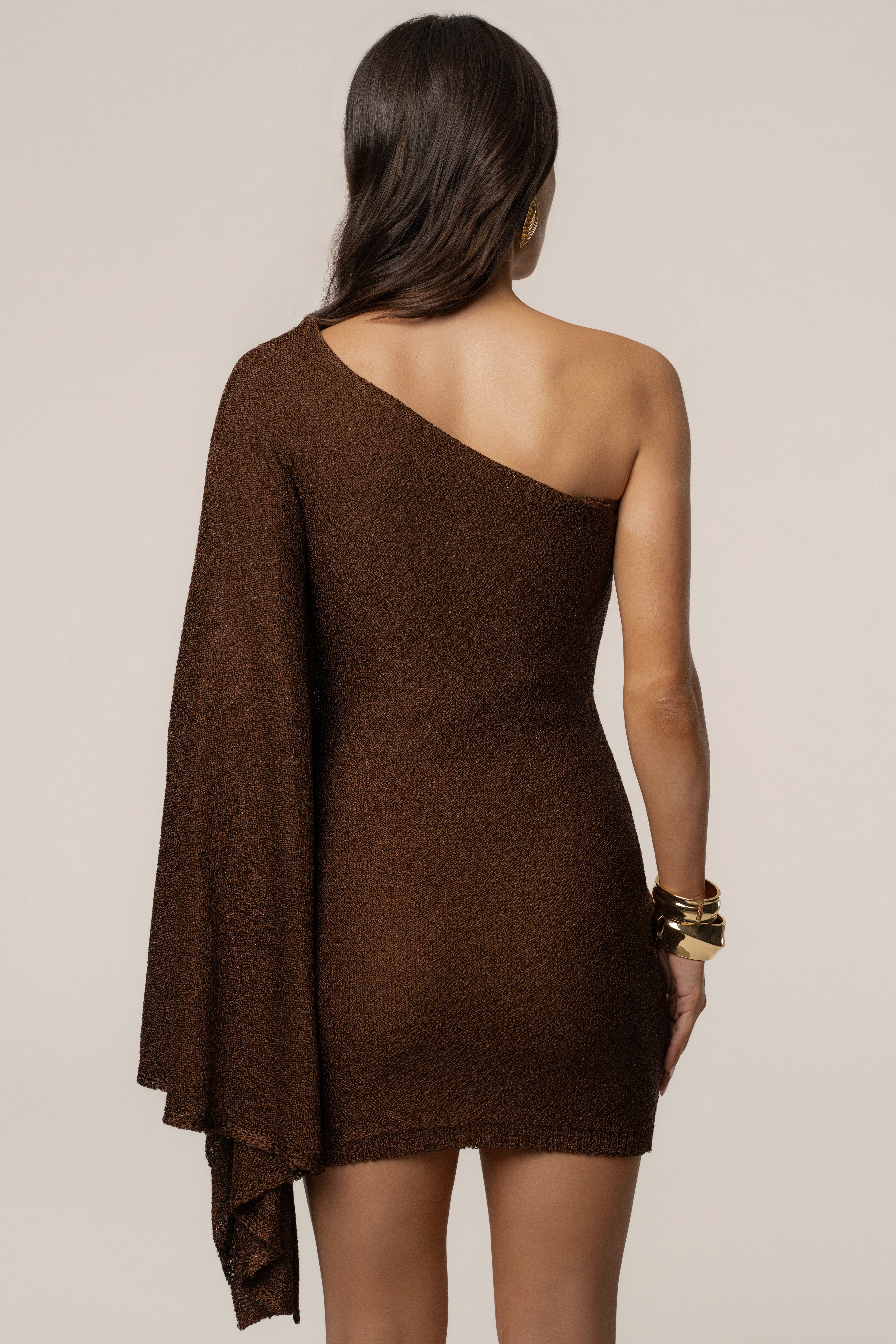 Bronze Lumiere Sequin Mini Dress - JLUXLABEL
