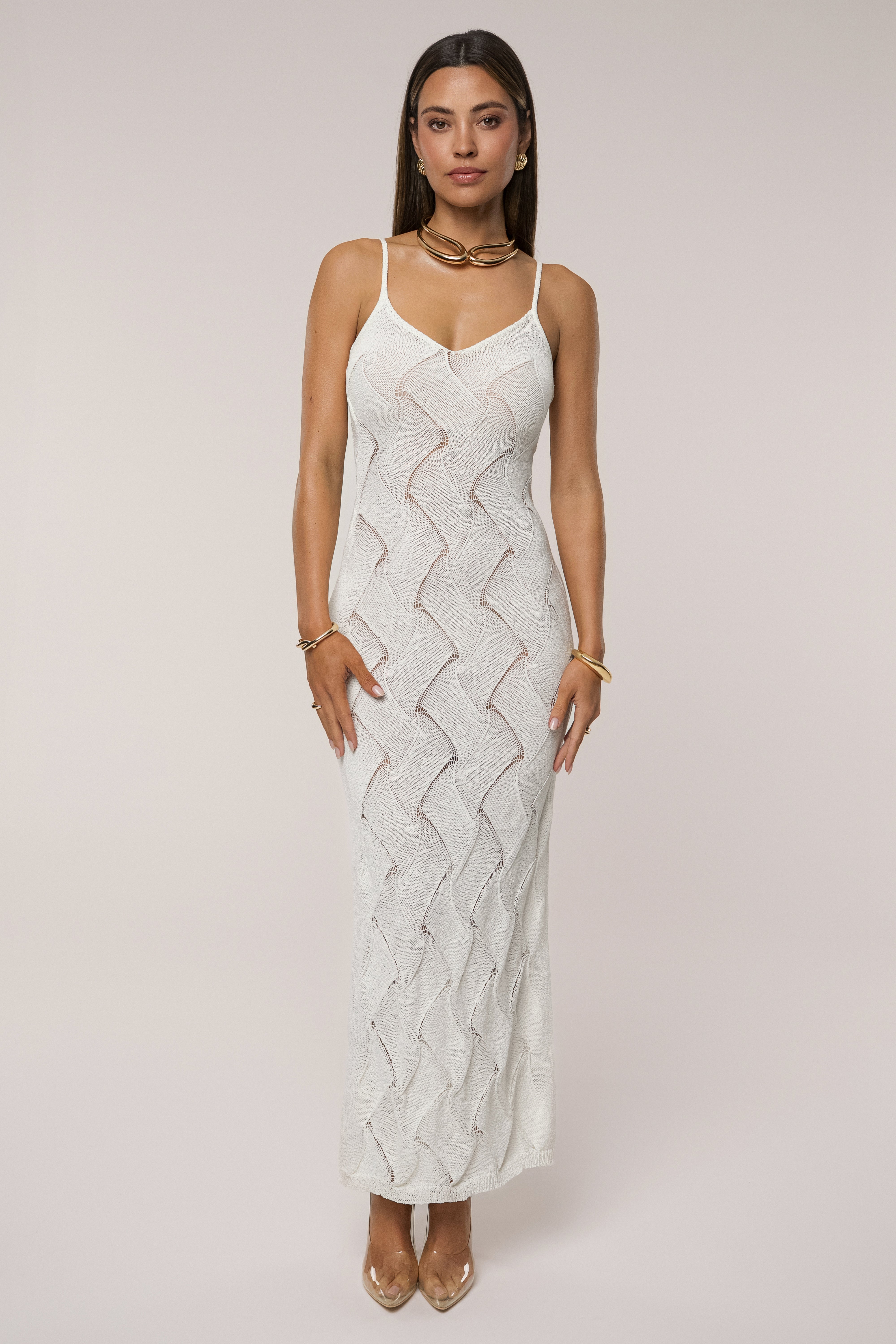 Ivory Betiana Maxi Dress - JLUXLABEL