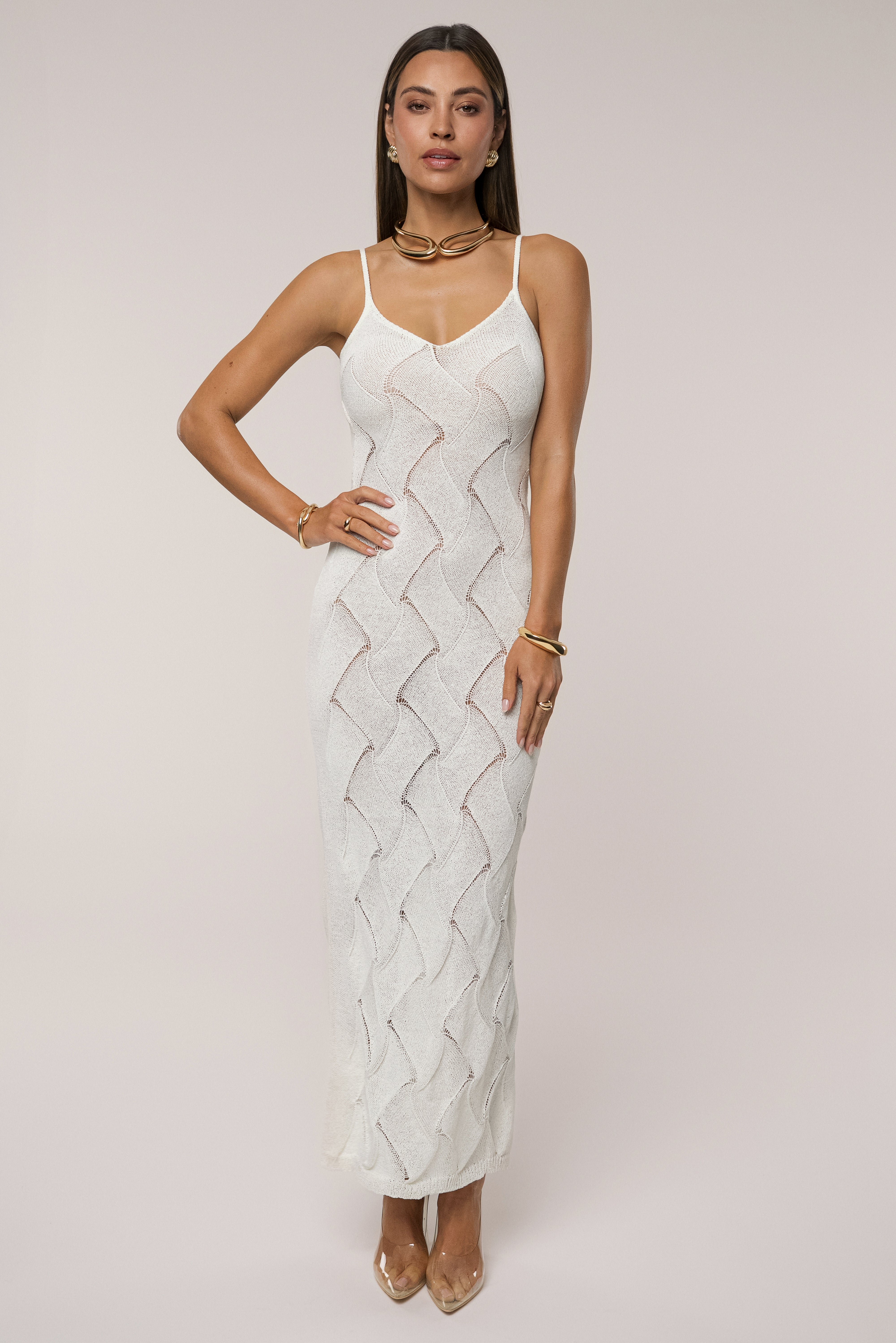 Ivory Betiana Maxi Dress - JLUXLABEL