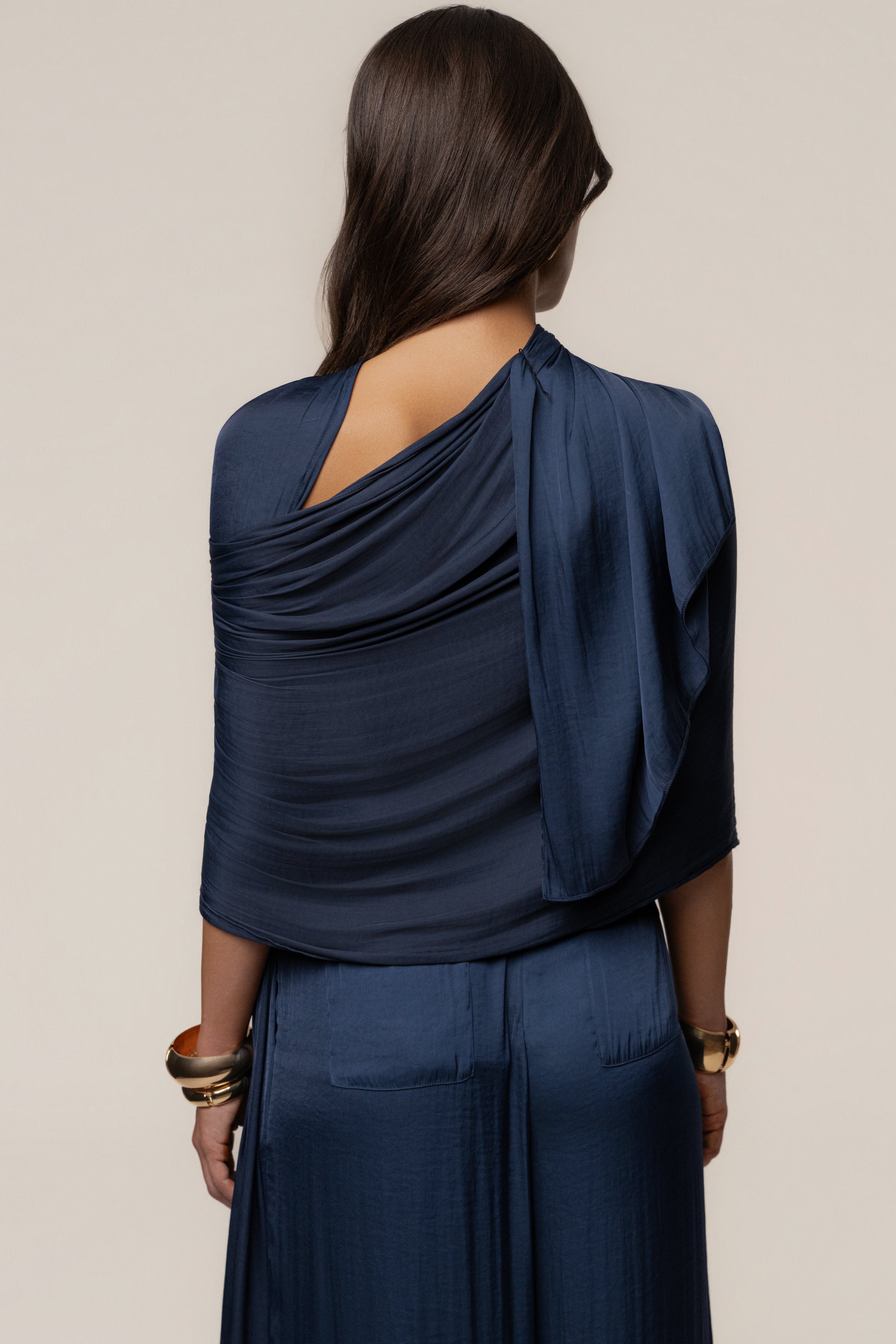 Blue Marina Multi-Wrap Scarf - JLUXLABEL