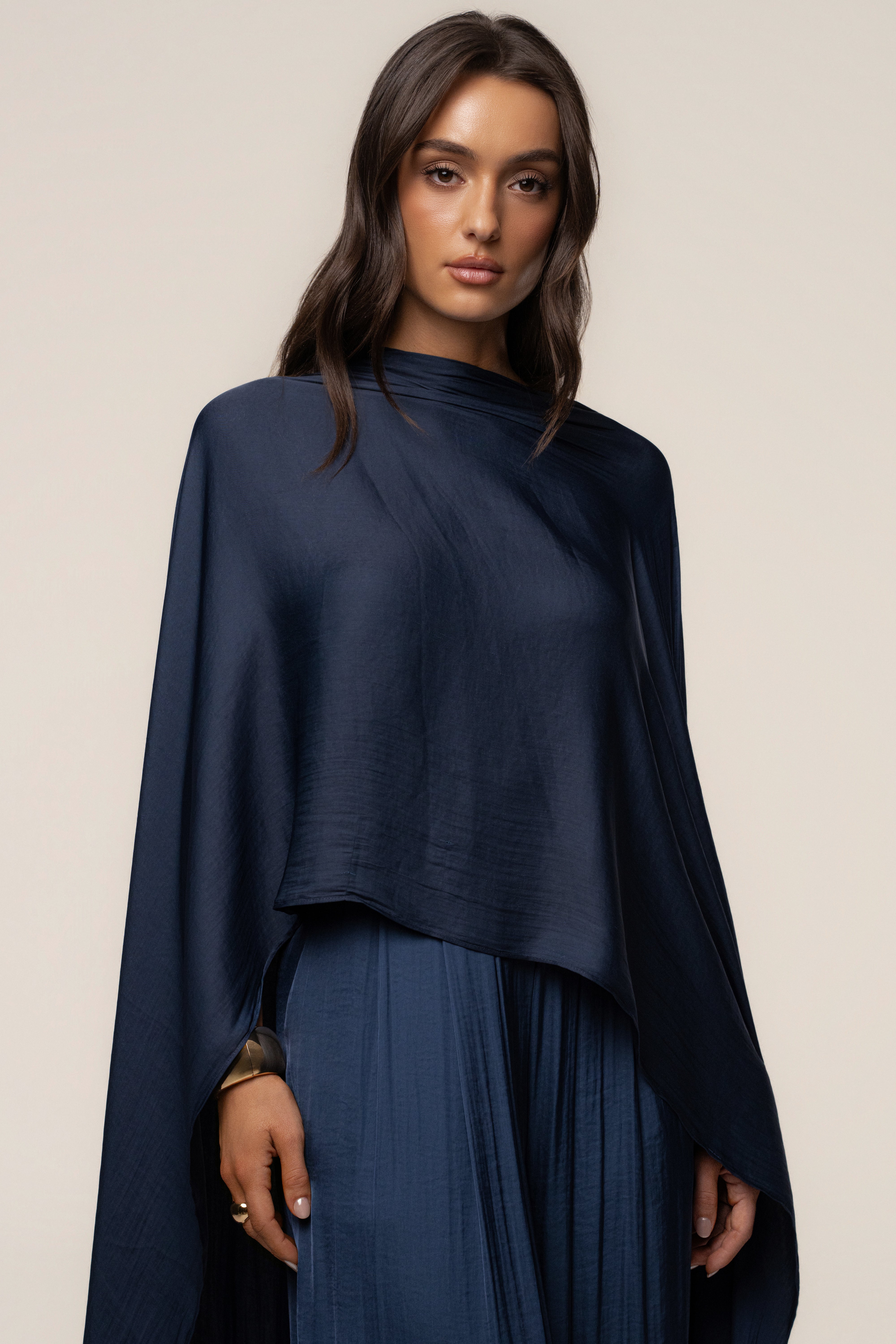 Blue Marina Multi-Wrap Scarf - JLUXLABEL