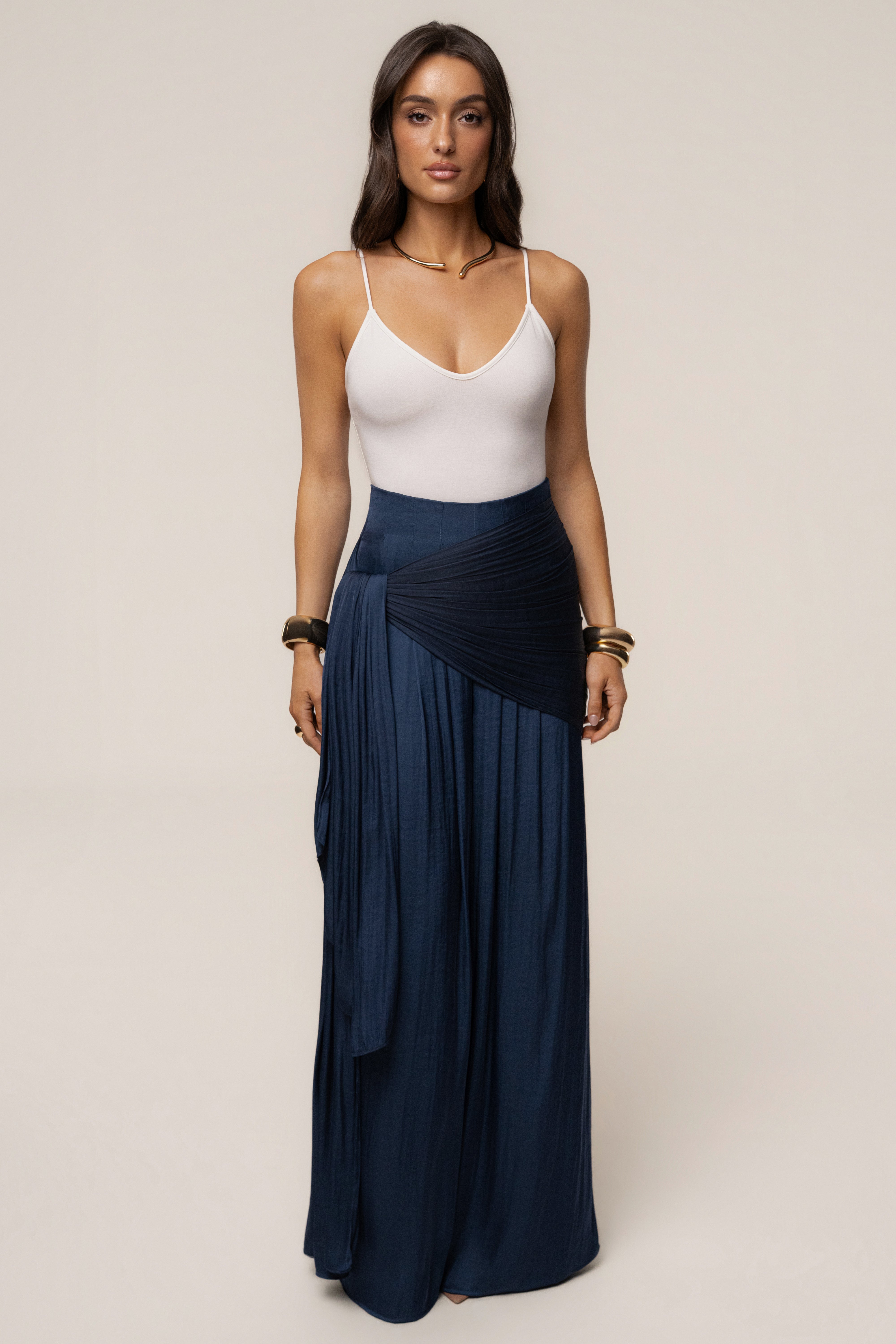 Blue Marina Multi-Wrap Scarf - JLUXLABEL