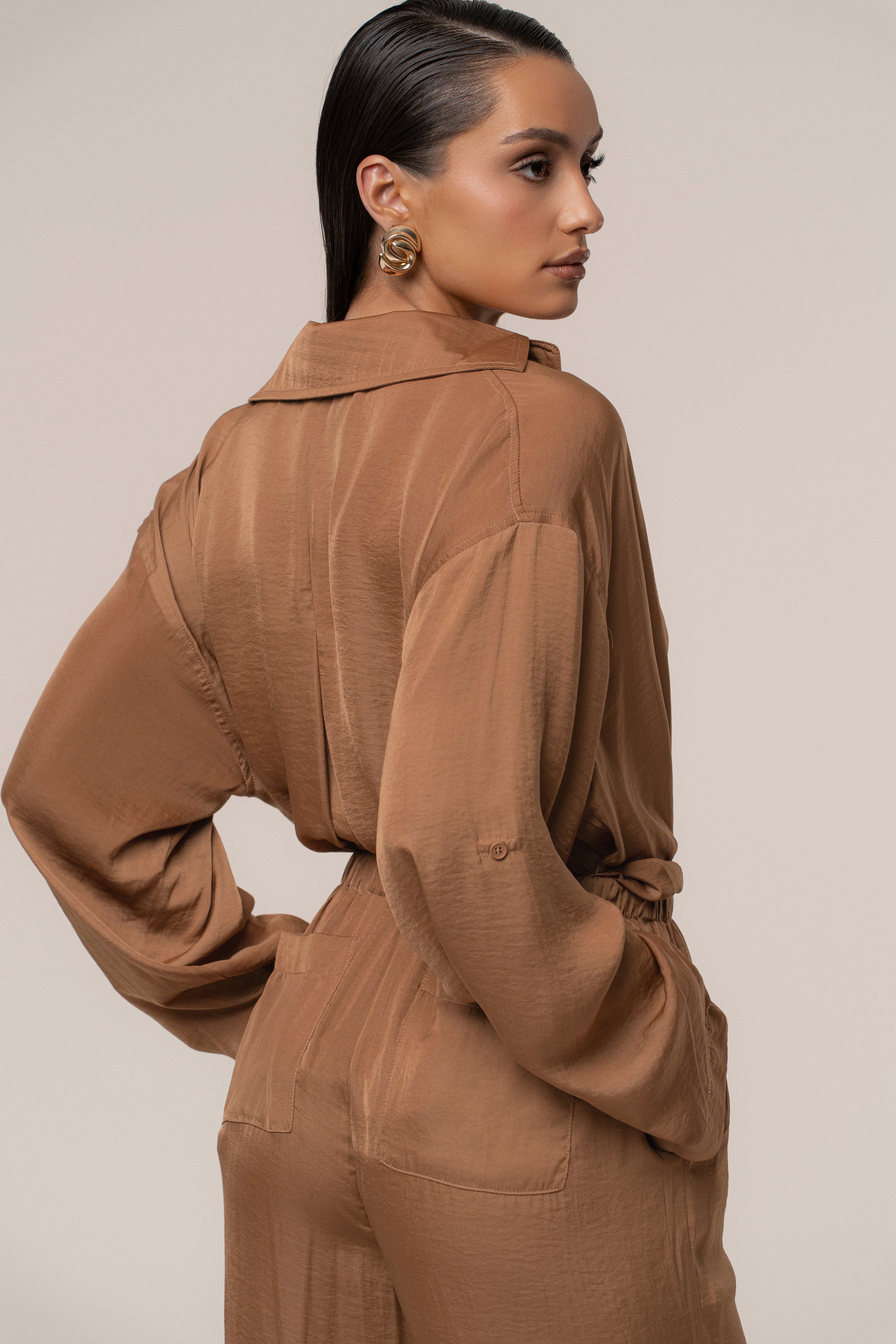 Bronze Pearl Bay Pant Set - JLUXLABEL