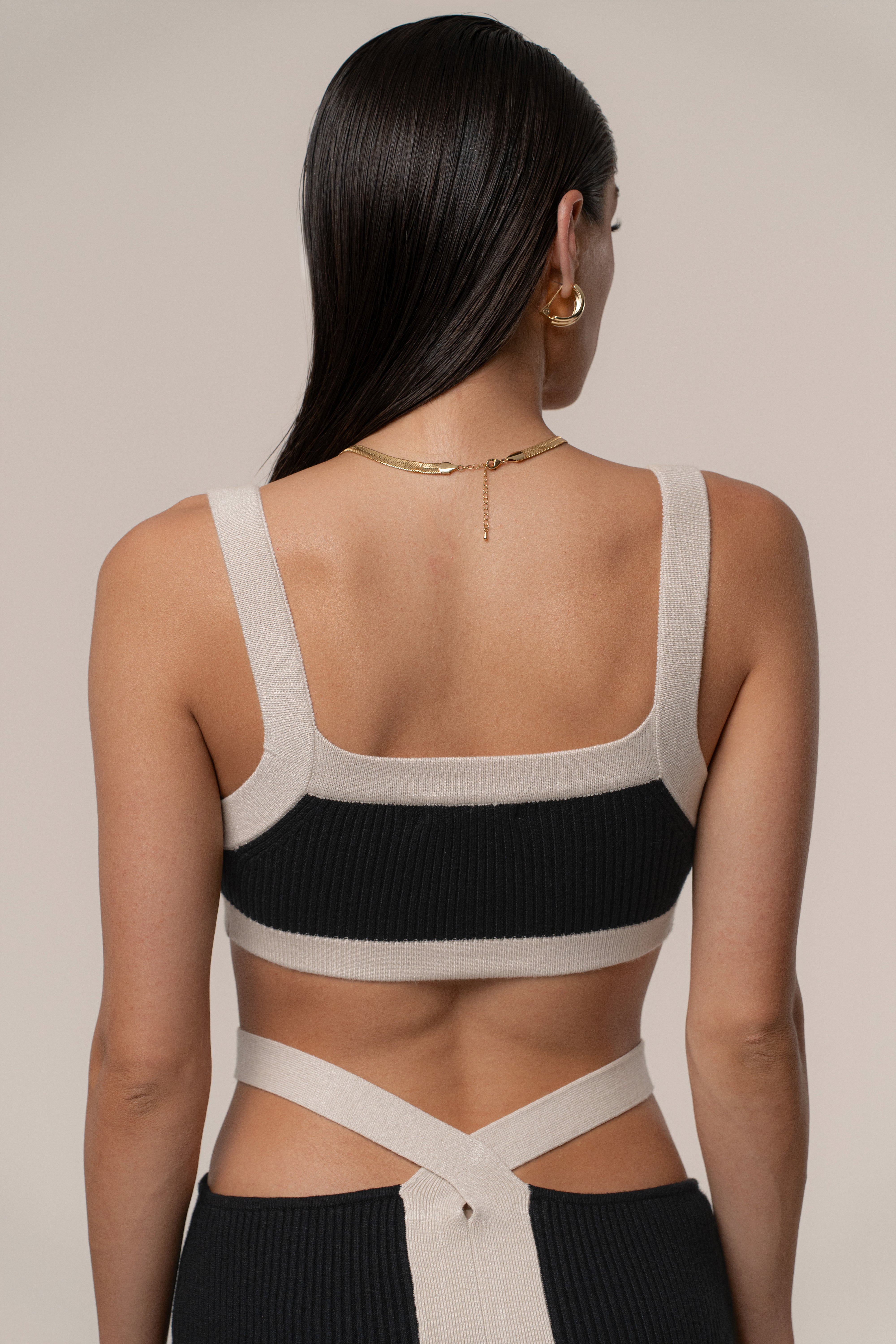 Black/Milk Coastal Drift Skirt Set - JLUXLABEL