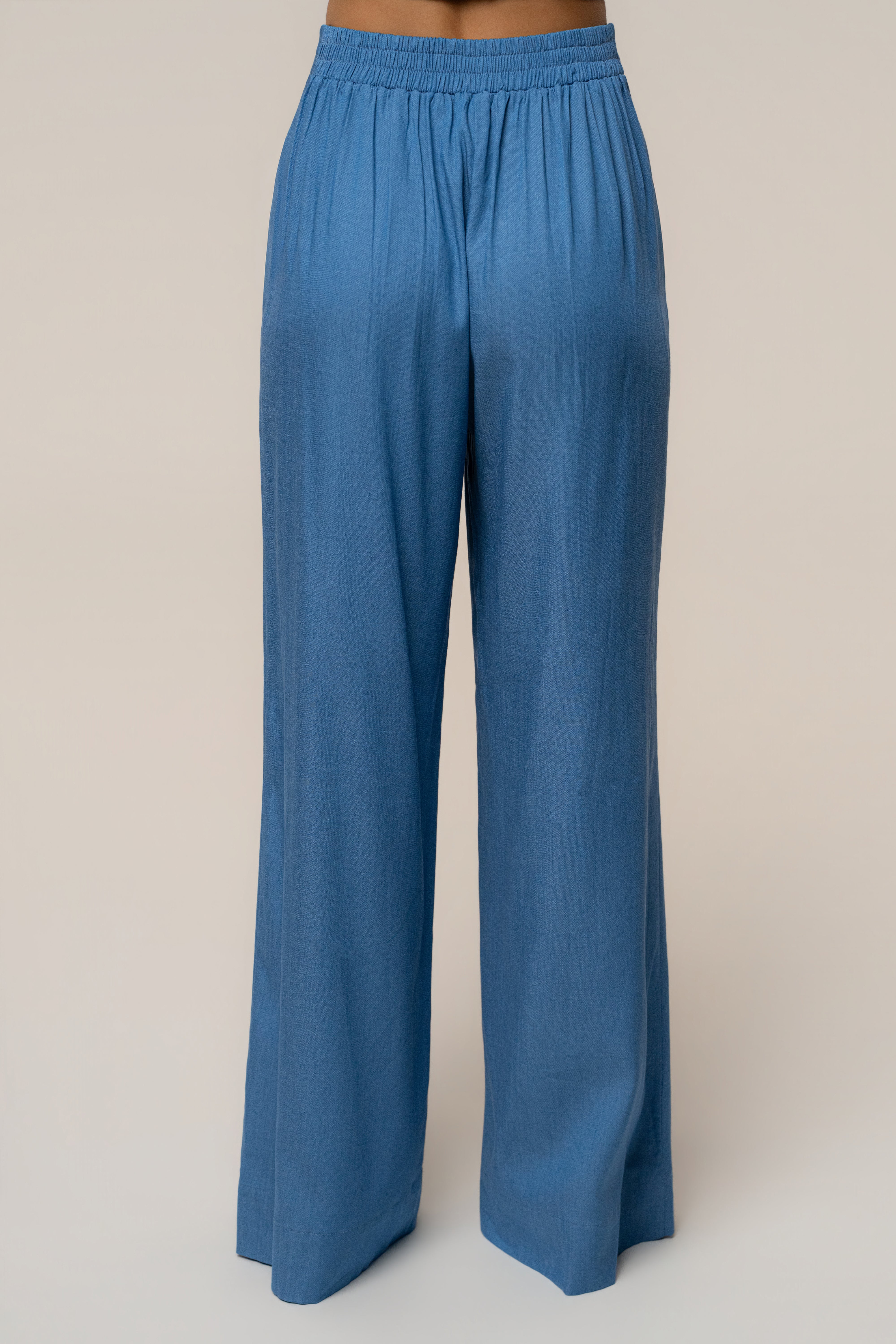 PRE-ORDER Blue Mediterranean Sky Pant Set - JLUXLABEL