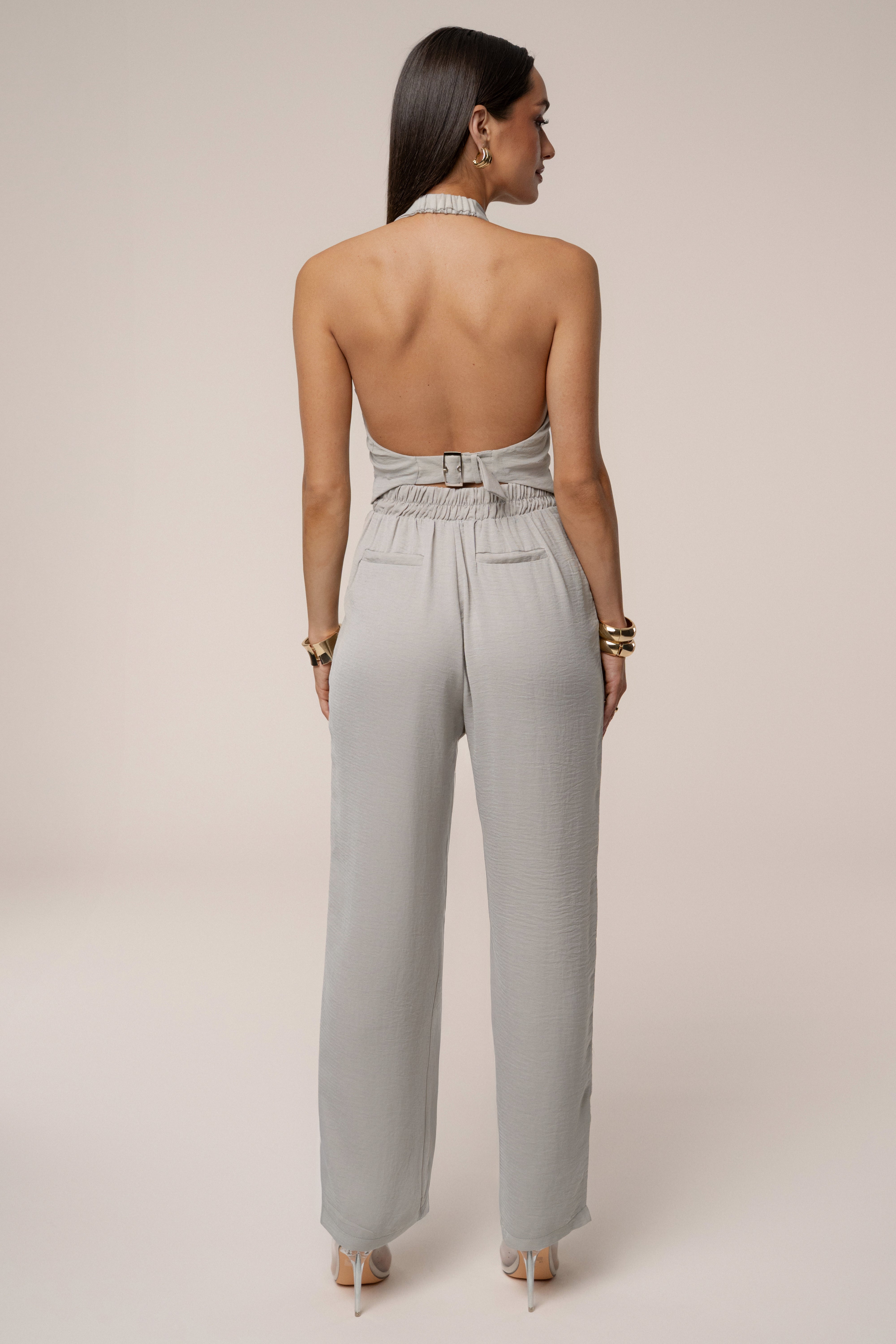 Grey Serene Pant Set - JLUXLABEL