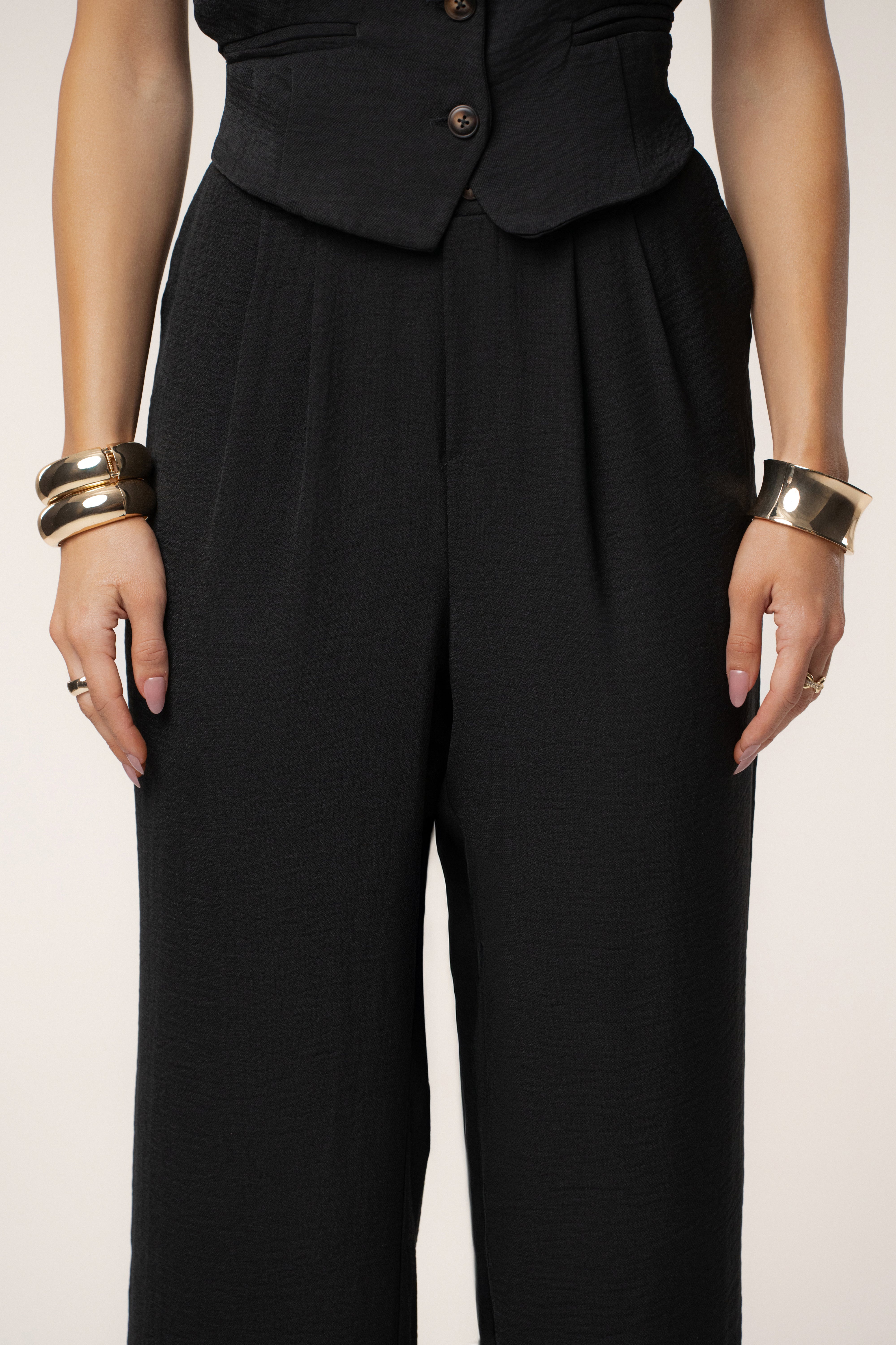 Black Serene Pant Set - JLUXLABEL