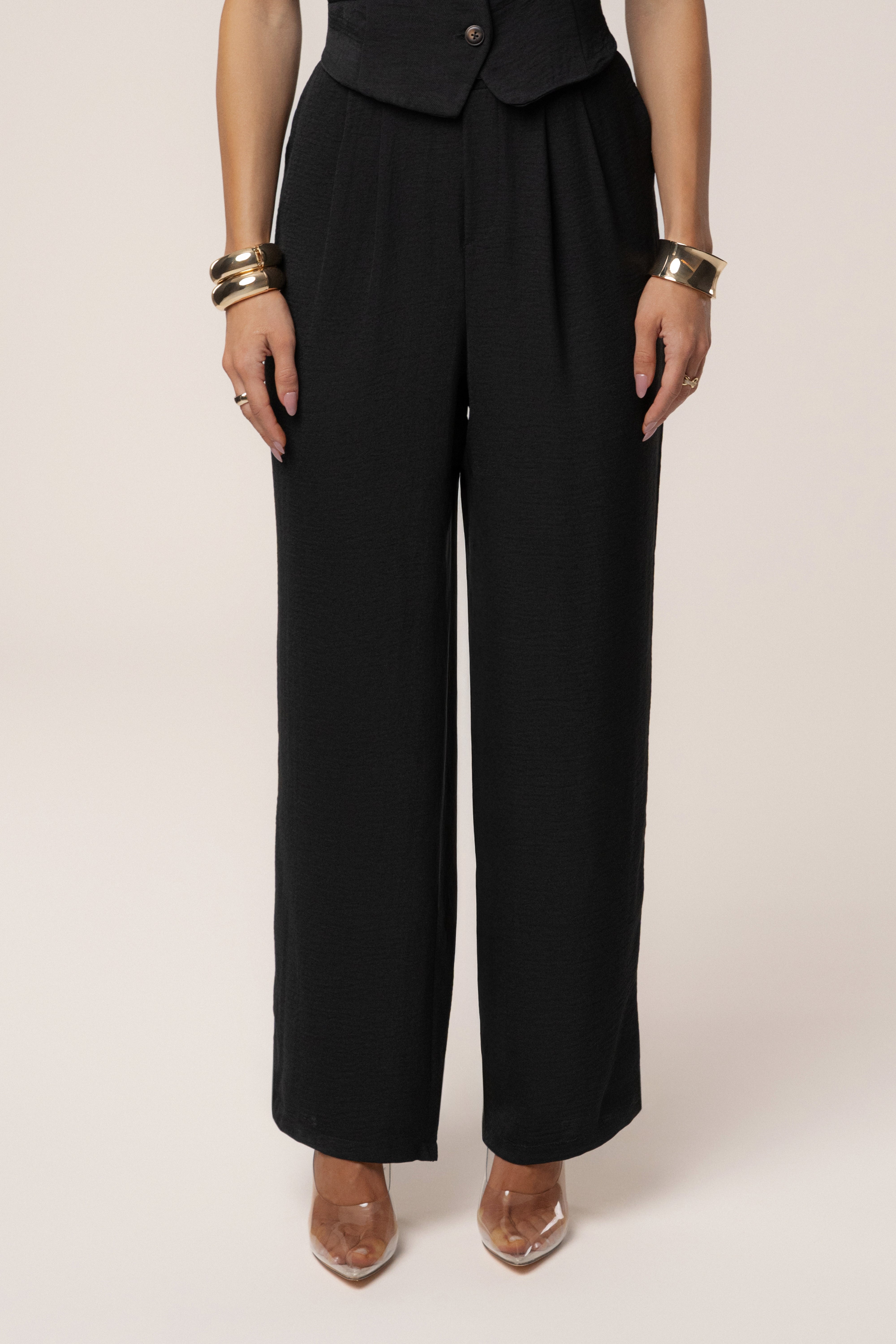 Black Serene Pant Set - JLUXLABEL