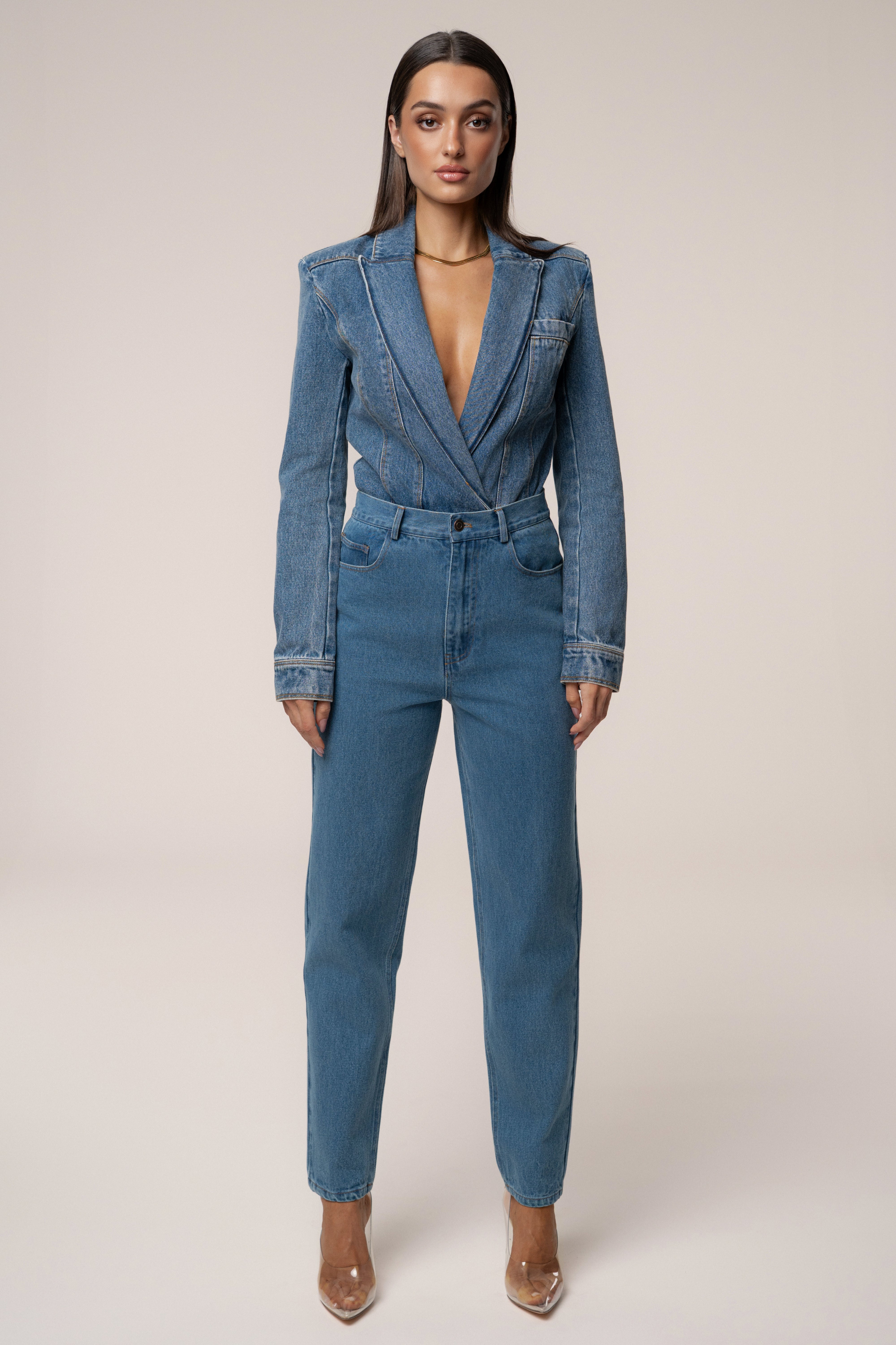 Medium Wash Roesia Jeans - JLUXLABEL