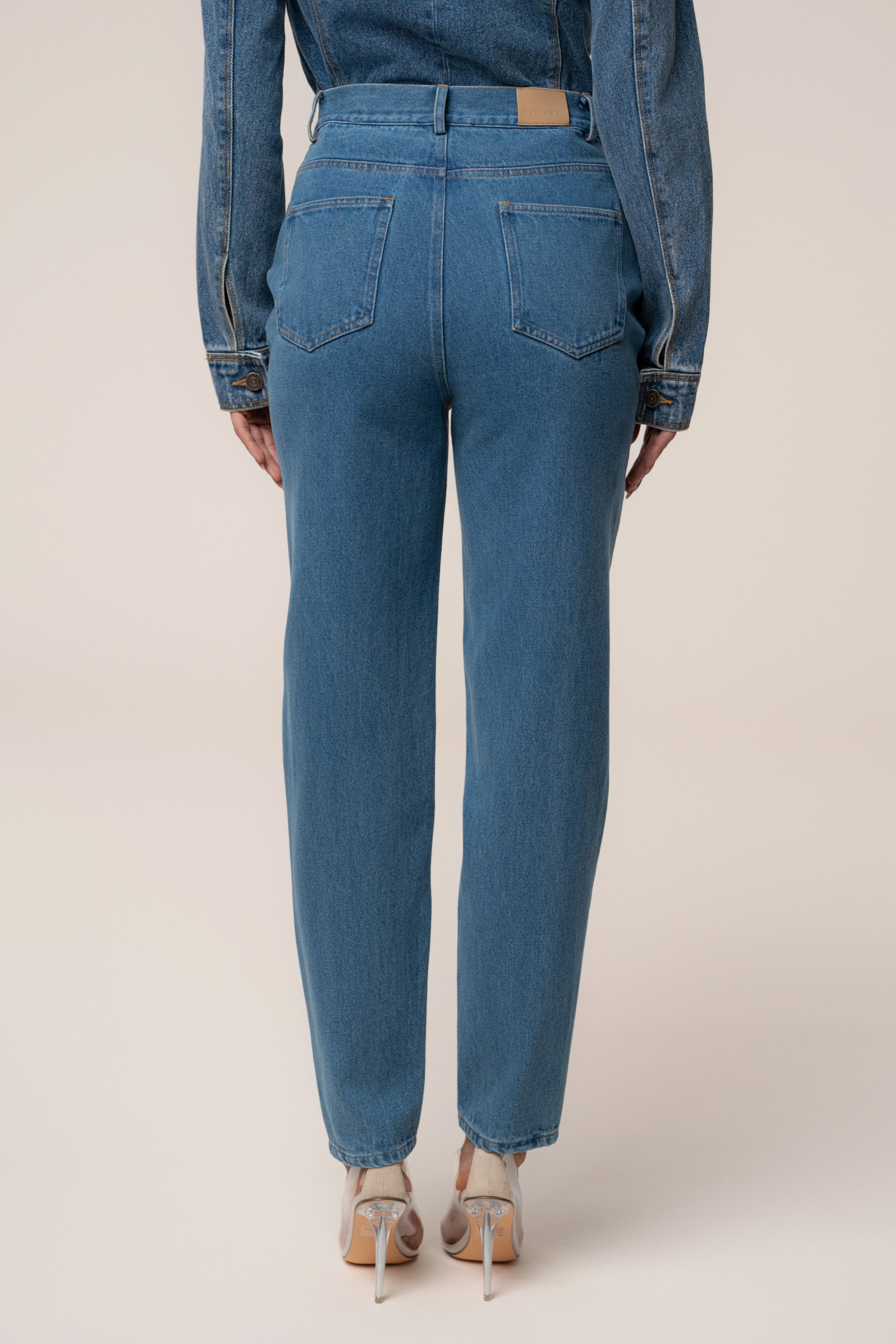 Medium Wash Roesia Jeans - JLUXLABEL
