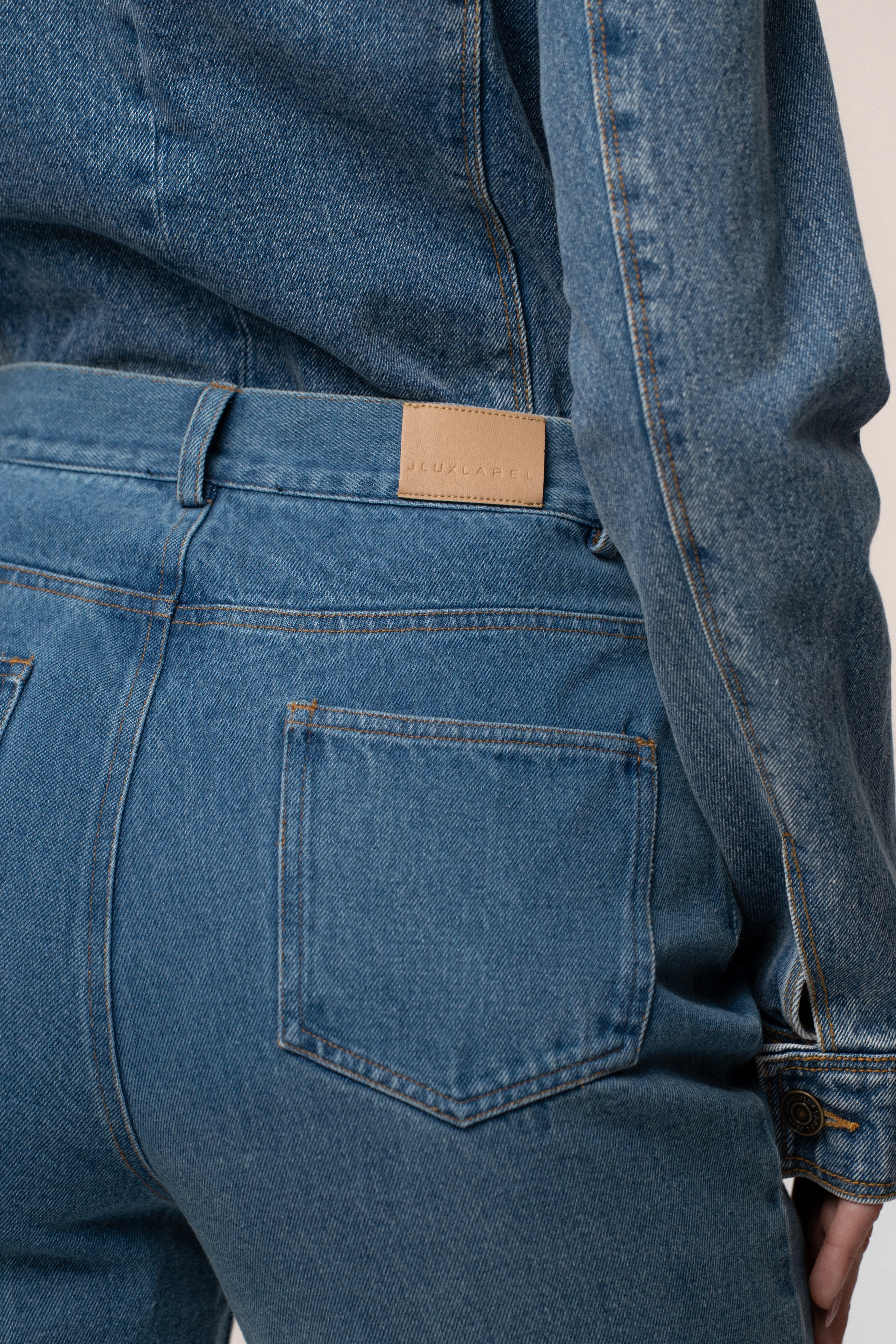 Medium Wash Roesia Jeans - JLUXLABEL