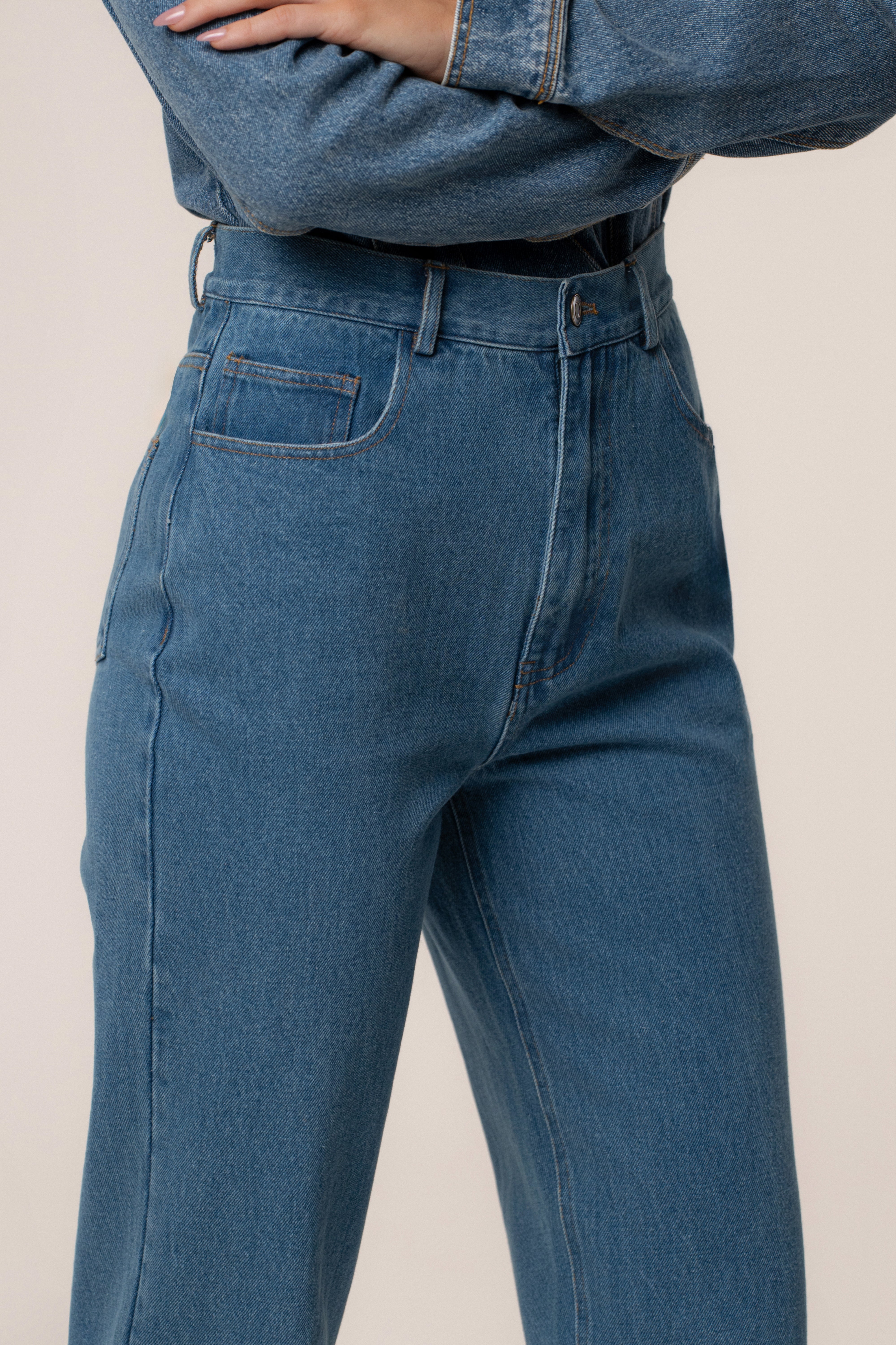 Medium Wash Roesia Jeans - JLUXLABEL