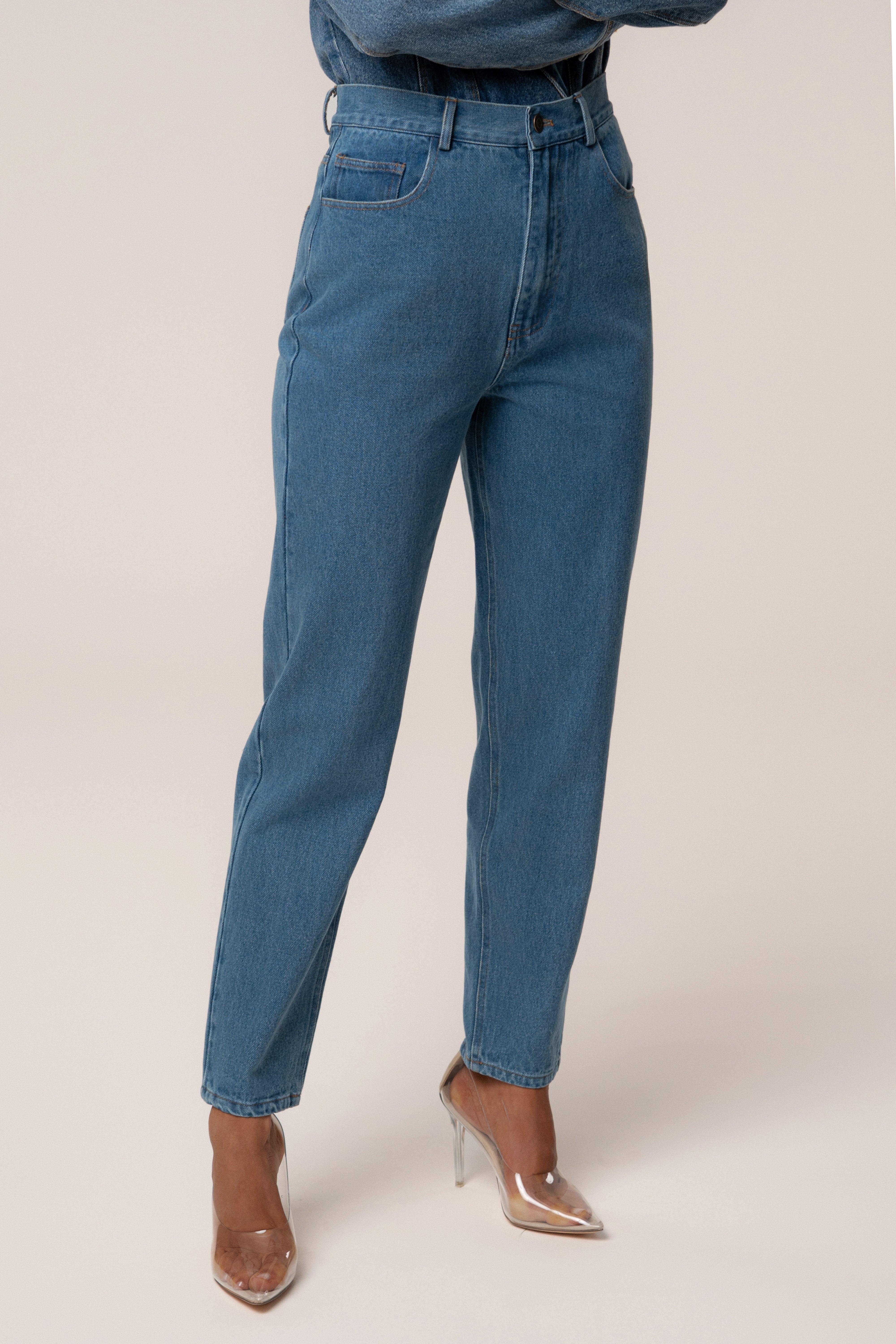 Medium Wash Roesia Jeans - JLUXLABEL