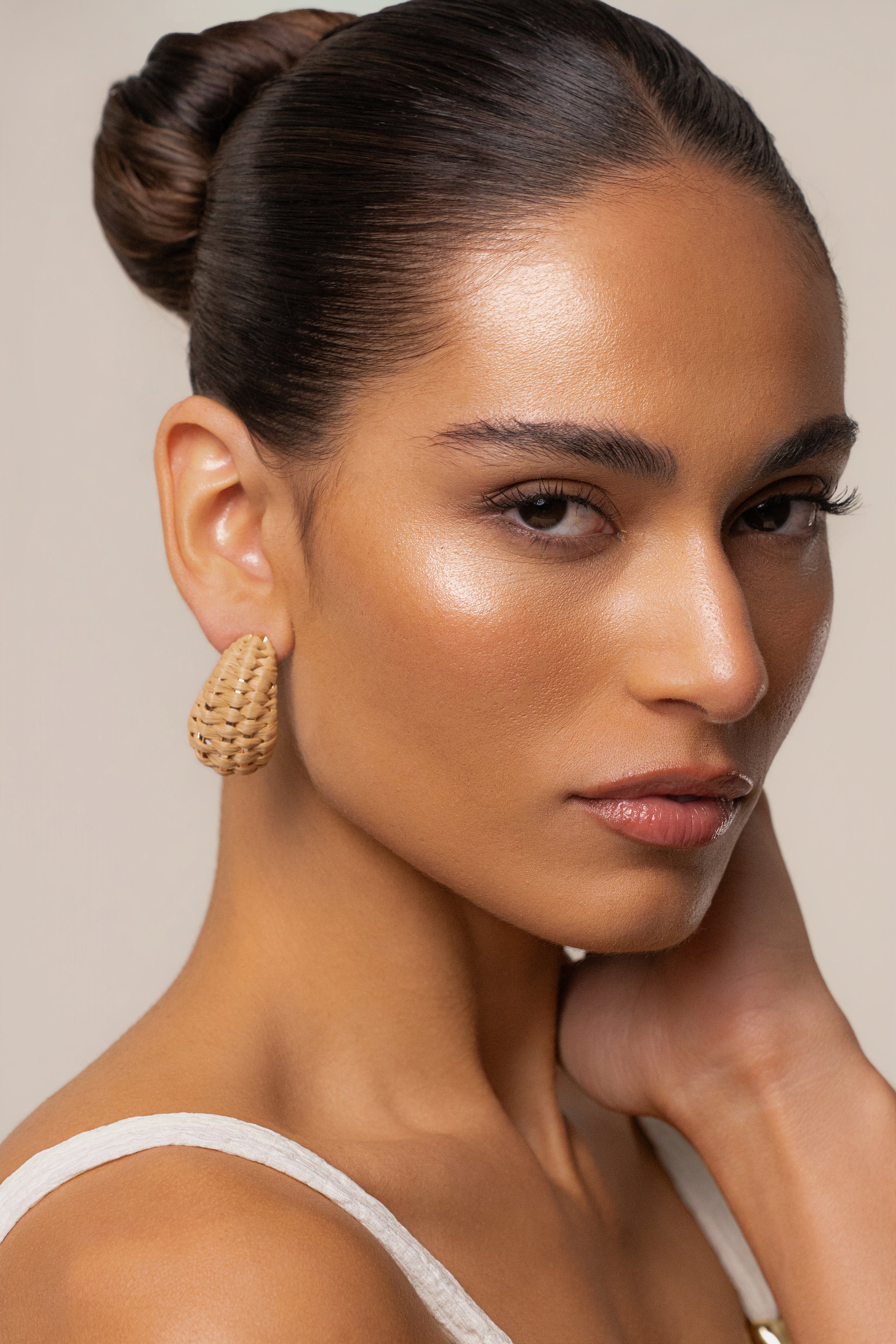 Natural Tulum Texture Earrings - JLUXLABEL
