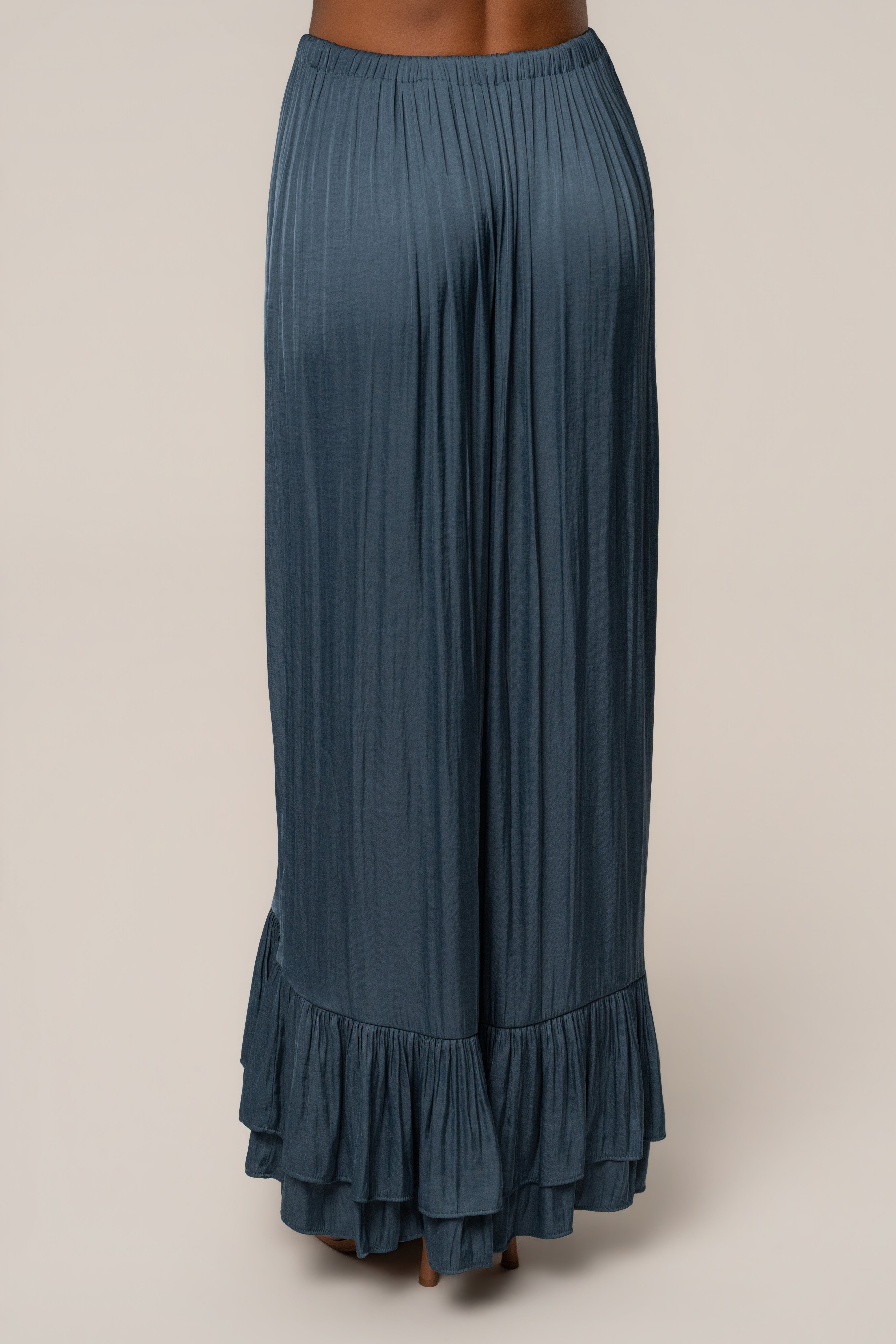Teal Sun And Sand Maxi Skirt - JLUXLABEL