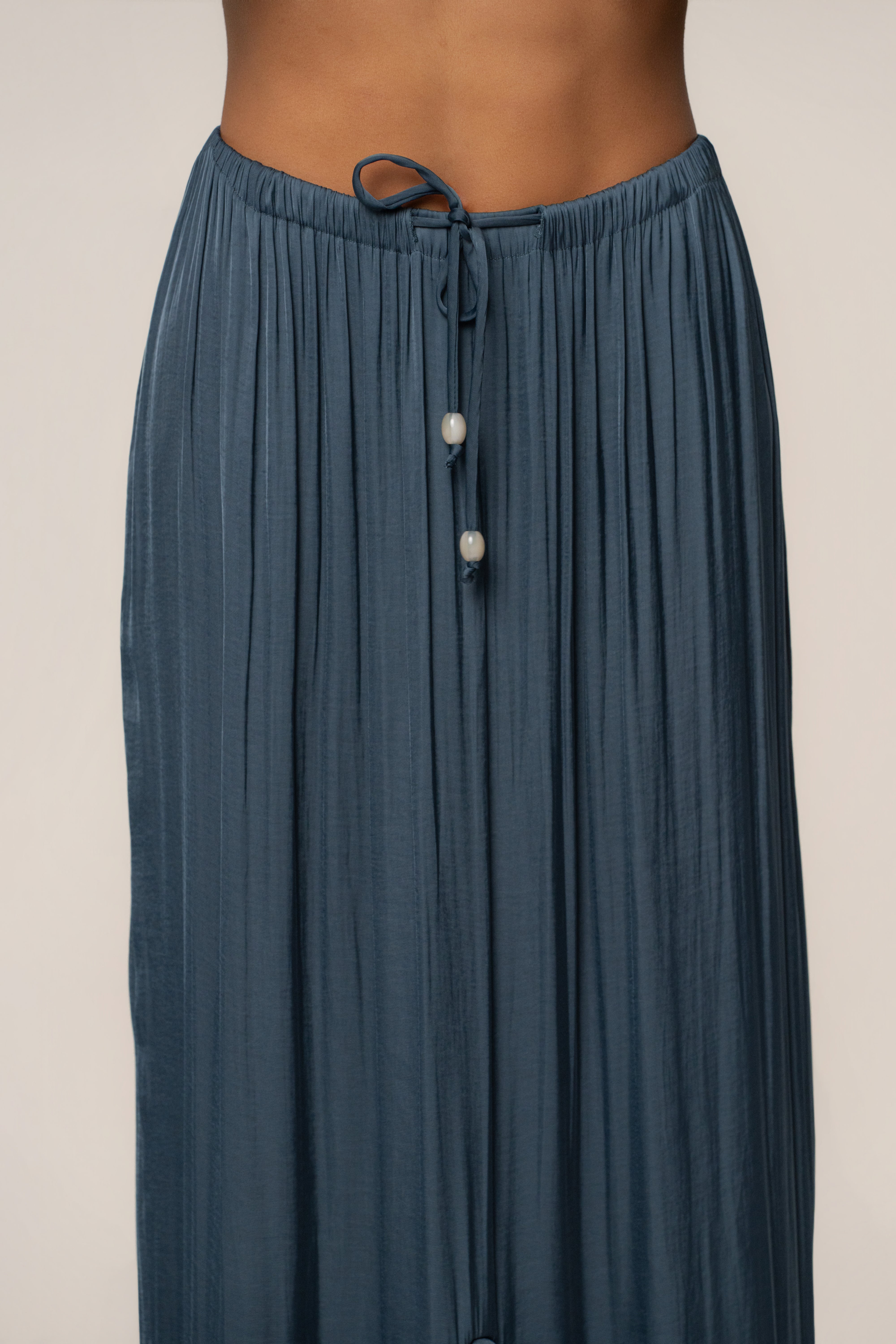 Teal Sun And Sand Maxi Skirt - JLUXLABEL