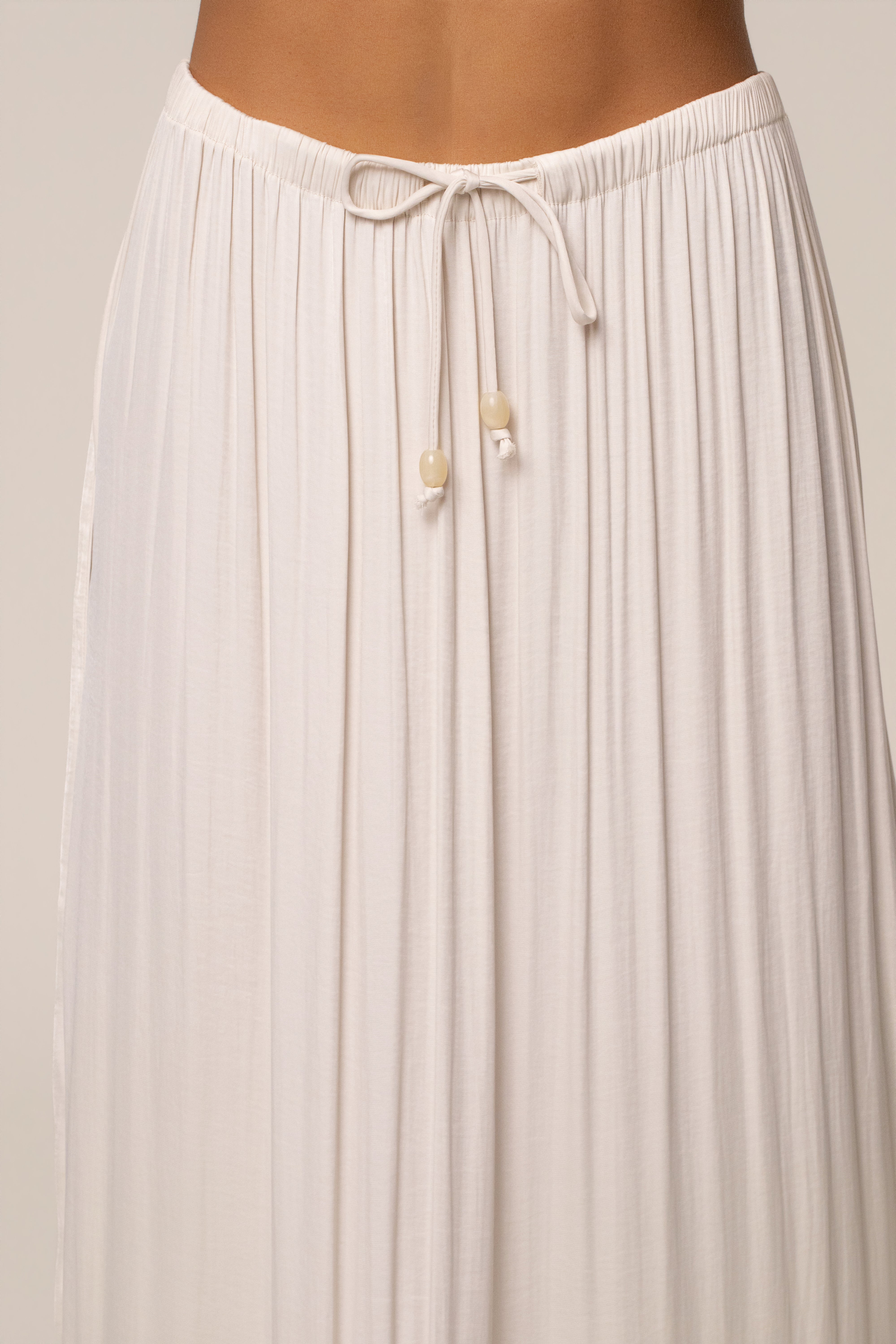 Ivory Sun And Sand Maxi Skirt - JLUXLABEL