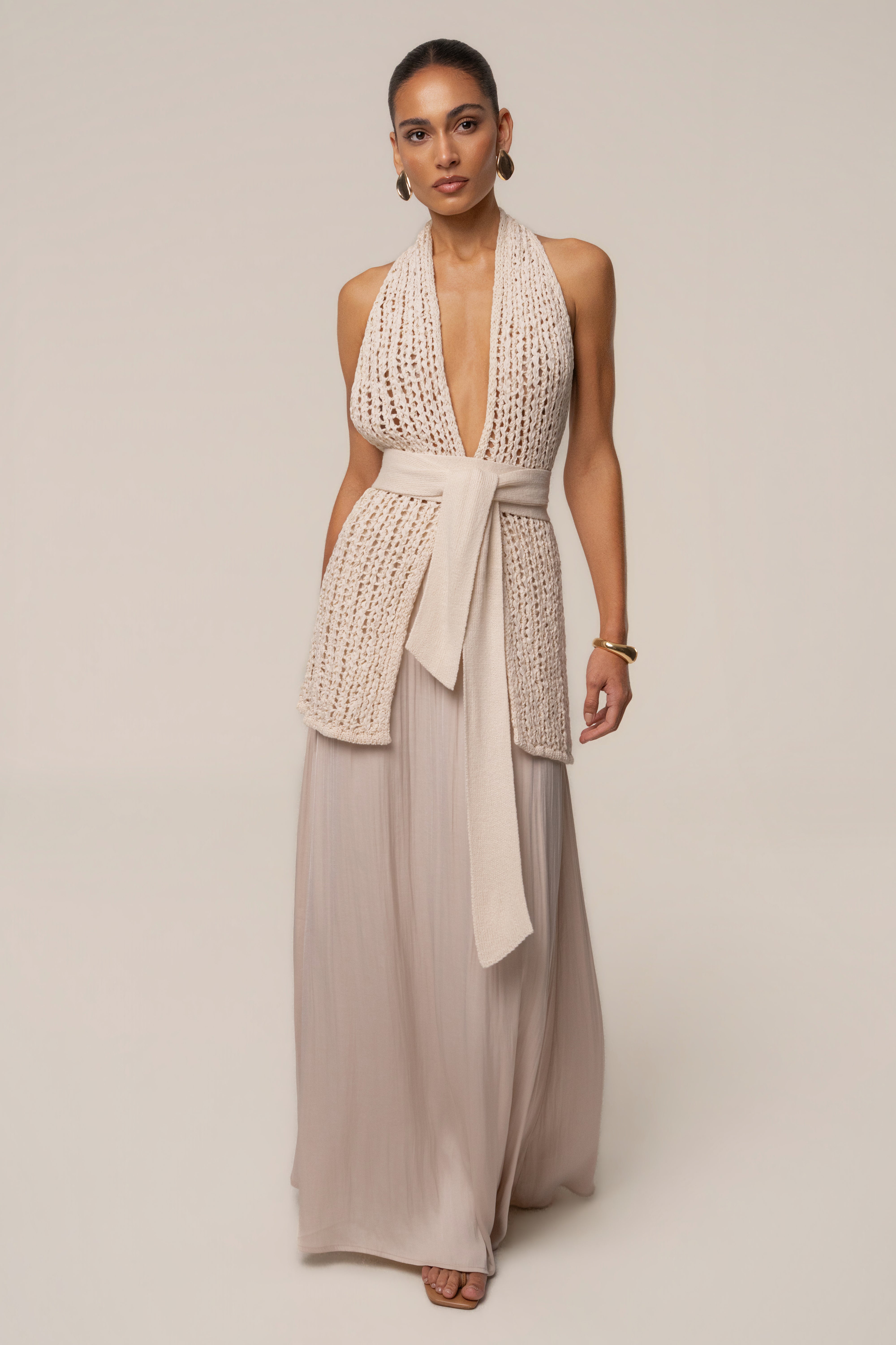 Ivory Low Tide Crochet Top - JLUXLABEL