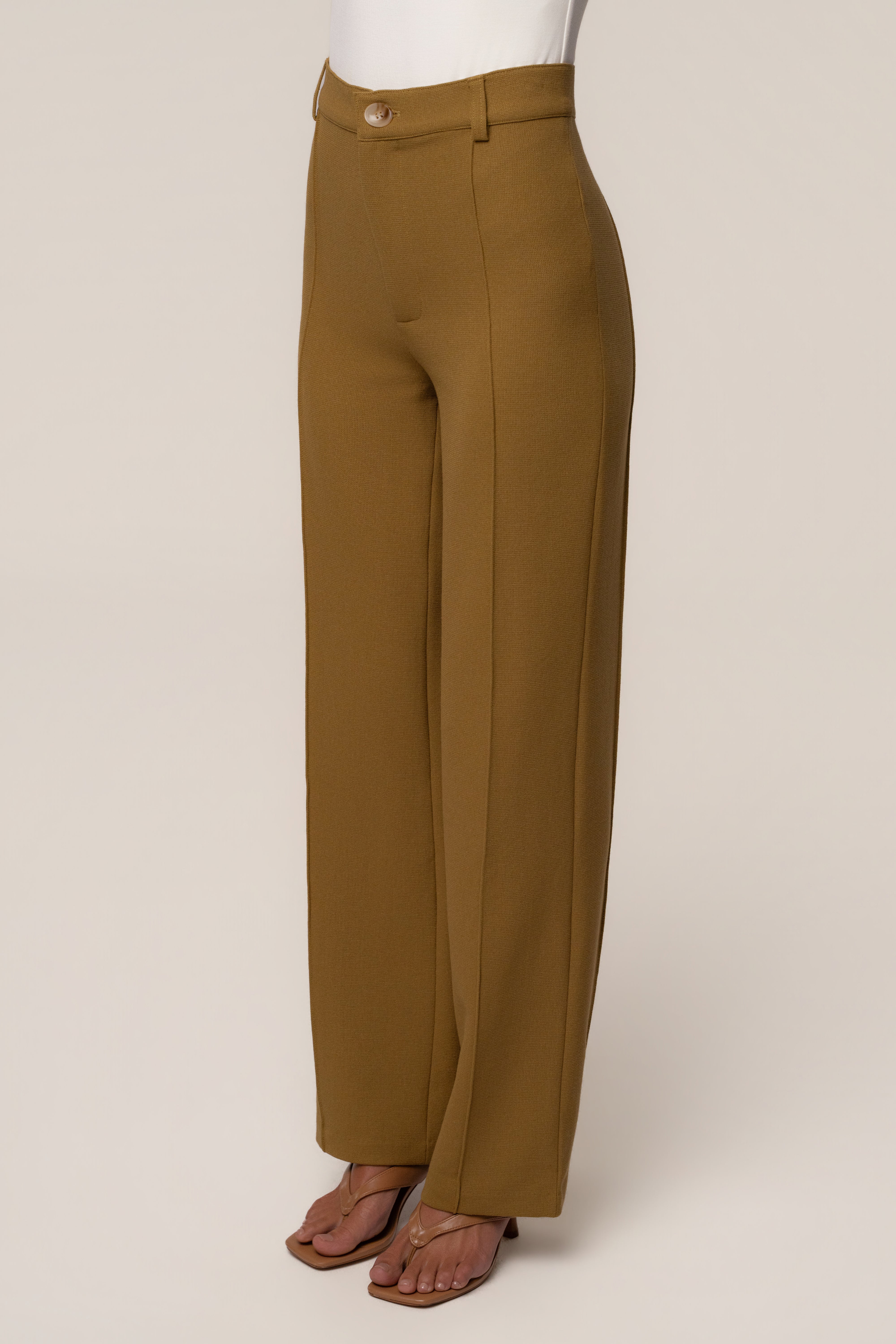 Olive Arlette Trousers - JLUXLABEL