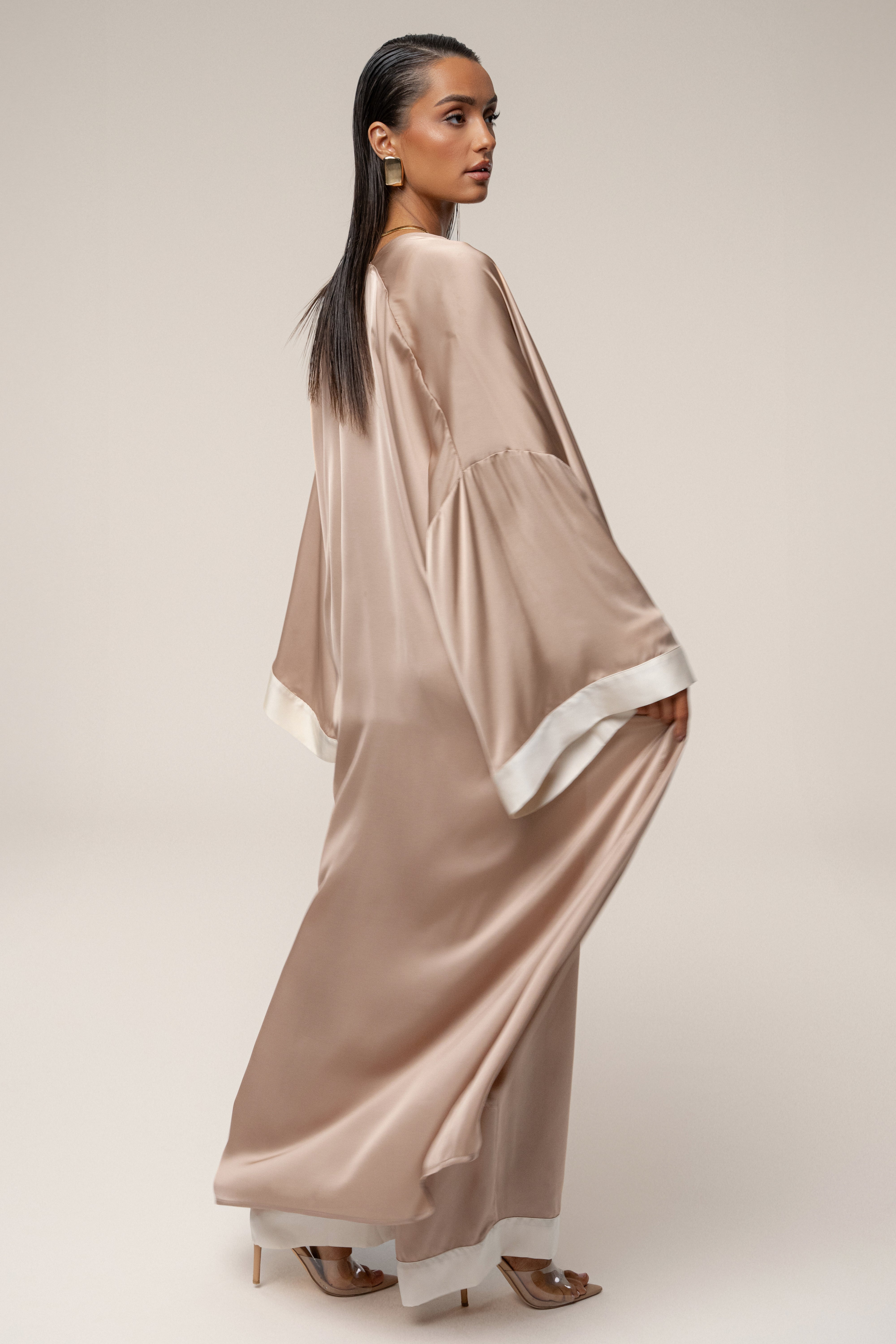 Mocha Nola Maxi Duster - JLUXLABEL