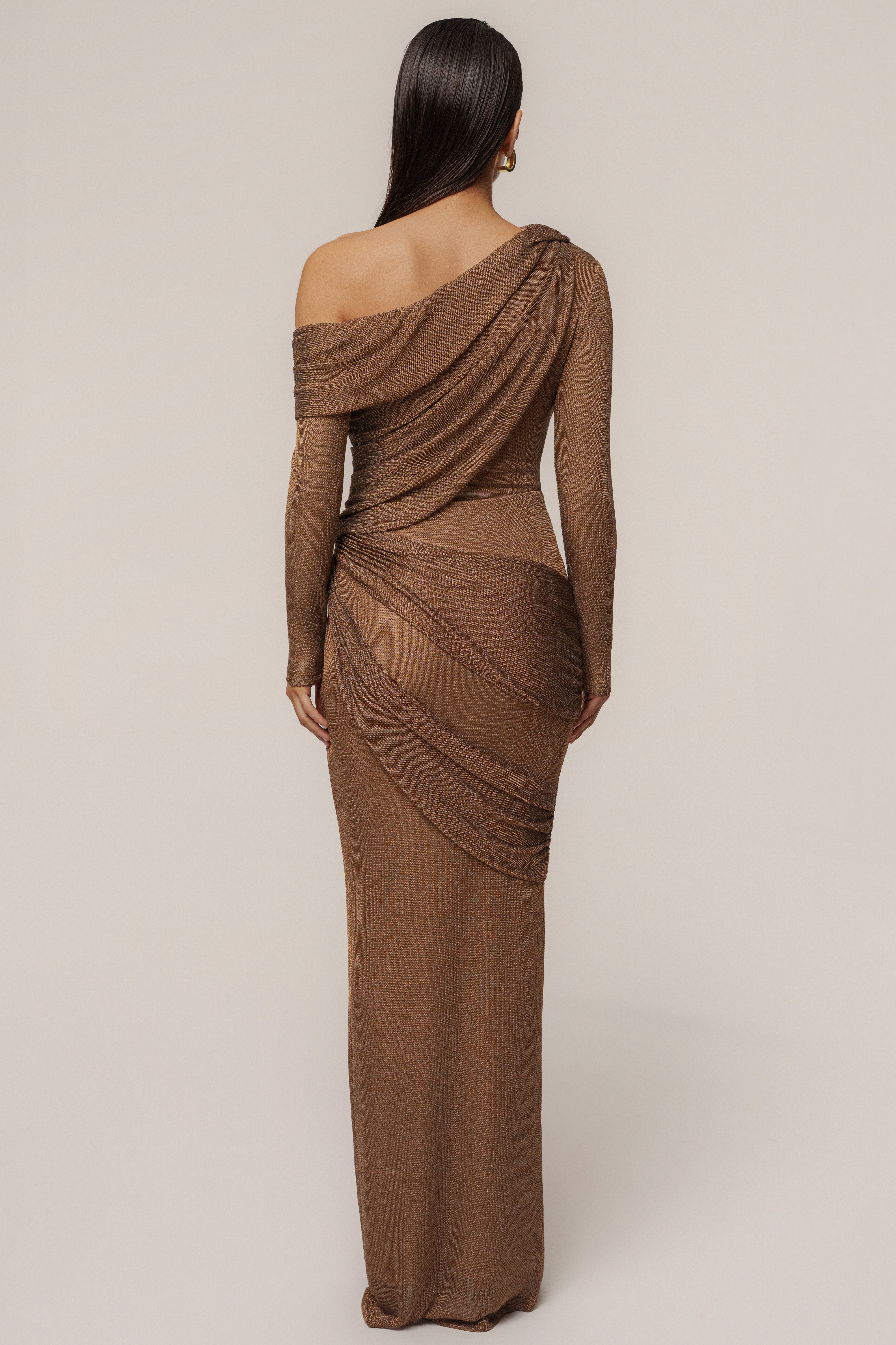 Bronze Opulent Metallic Bodysuit