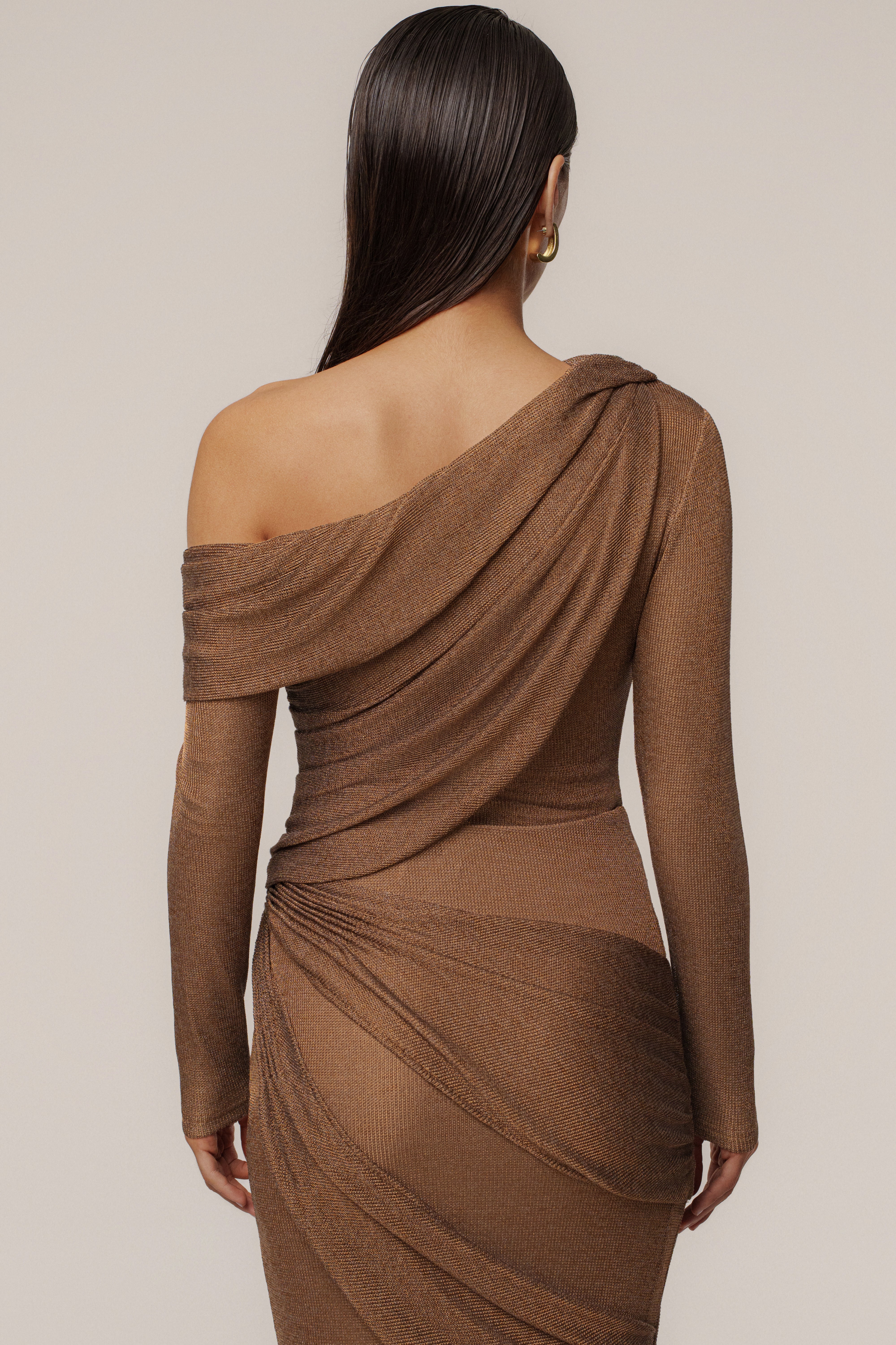 Bronze Opulent Metallic Bodysuit