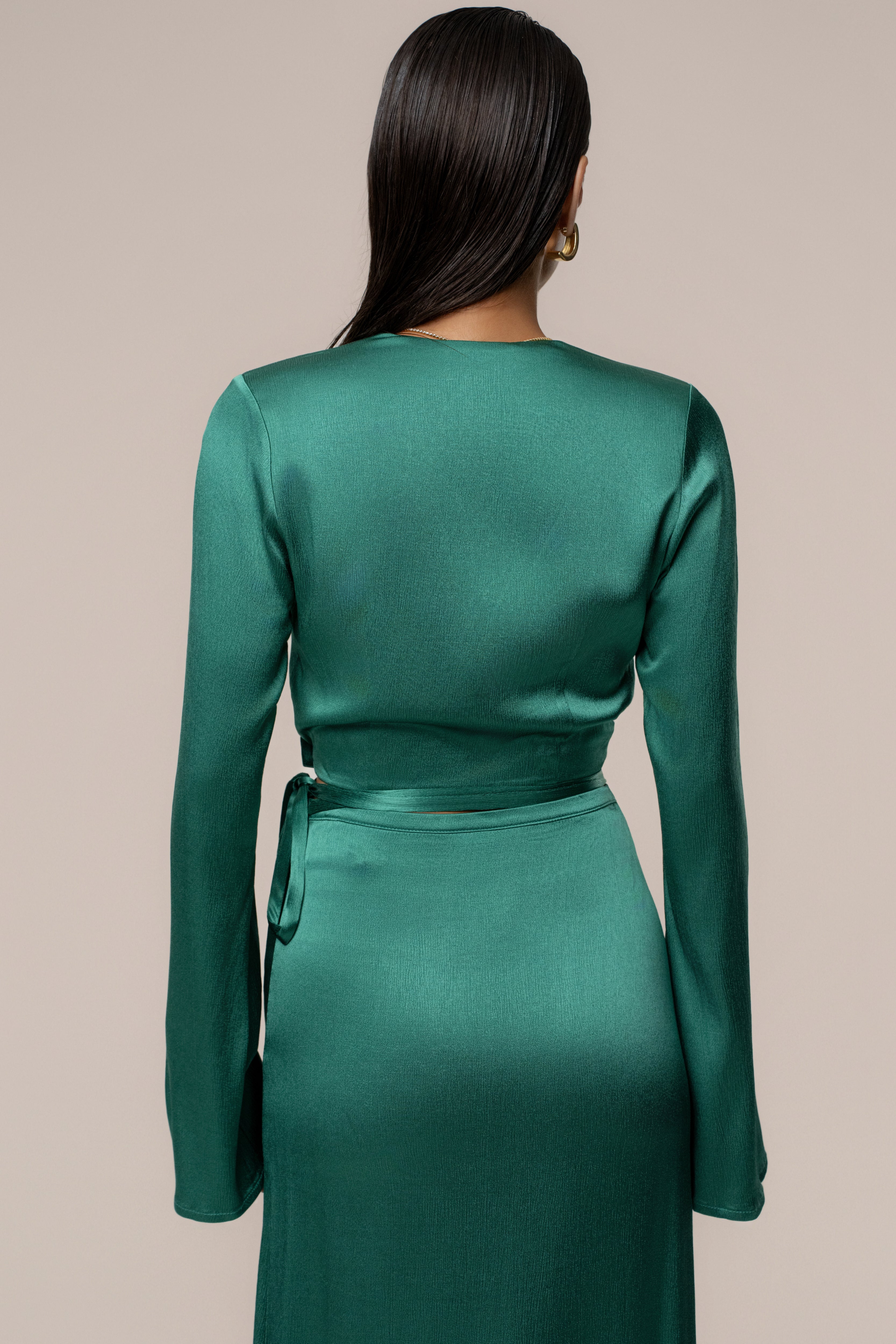 Green Golden Eve Skirt Set