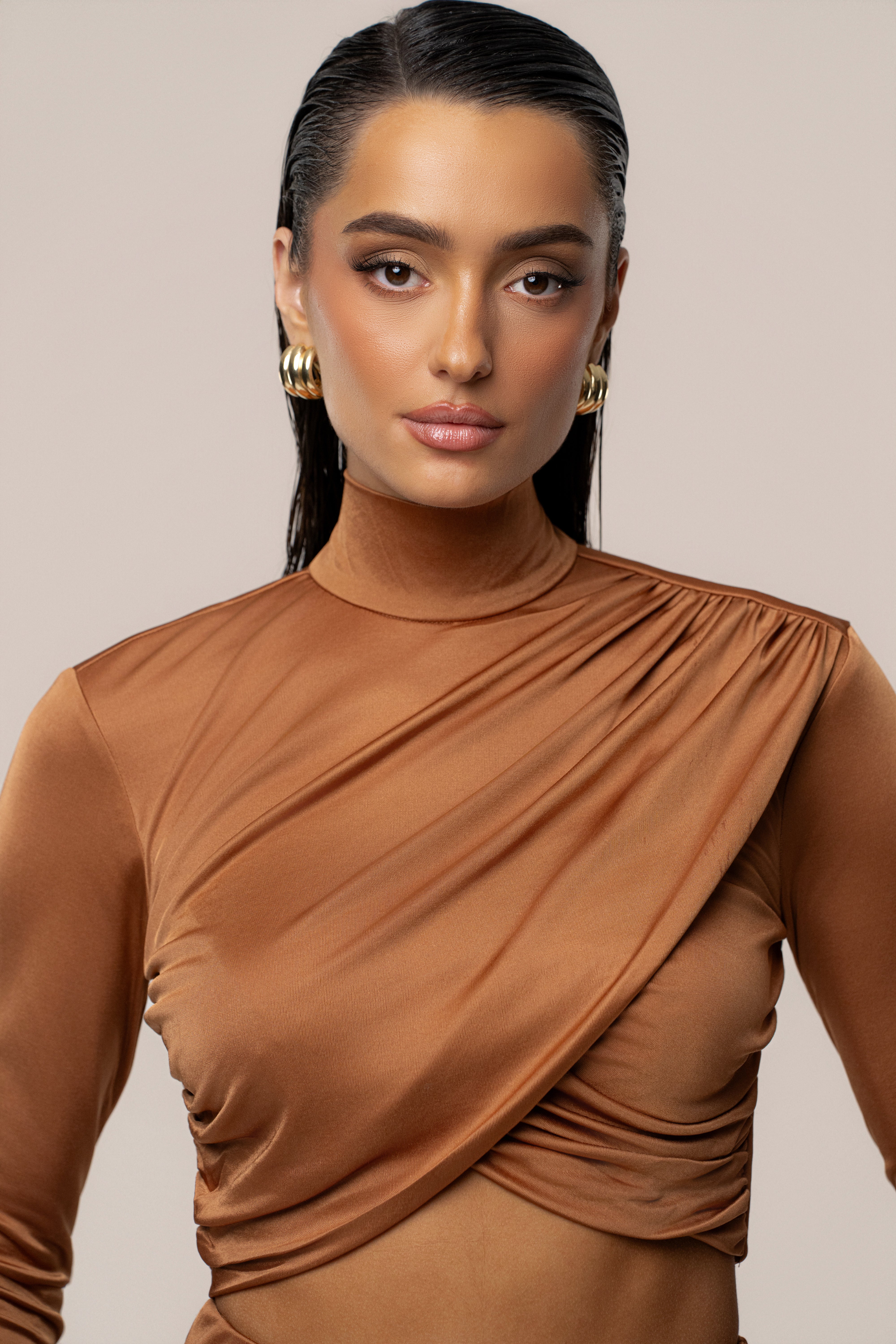 Copper Nessa Slinky Top