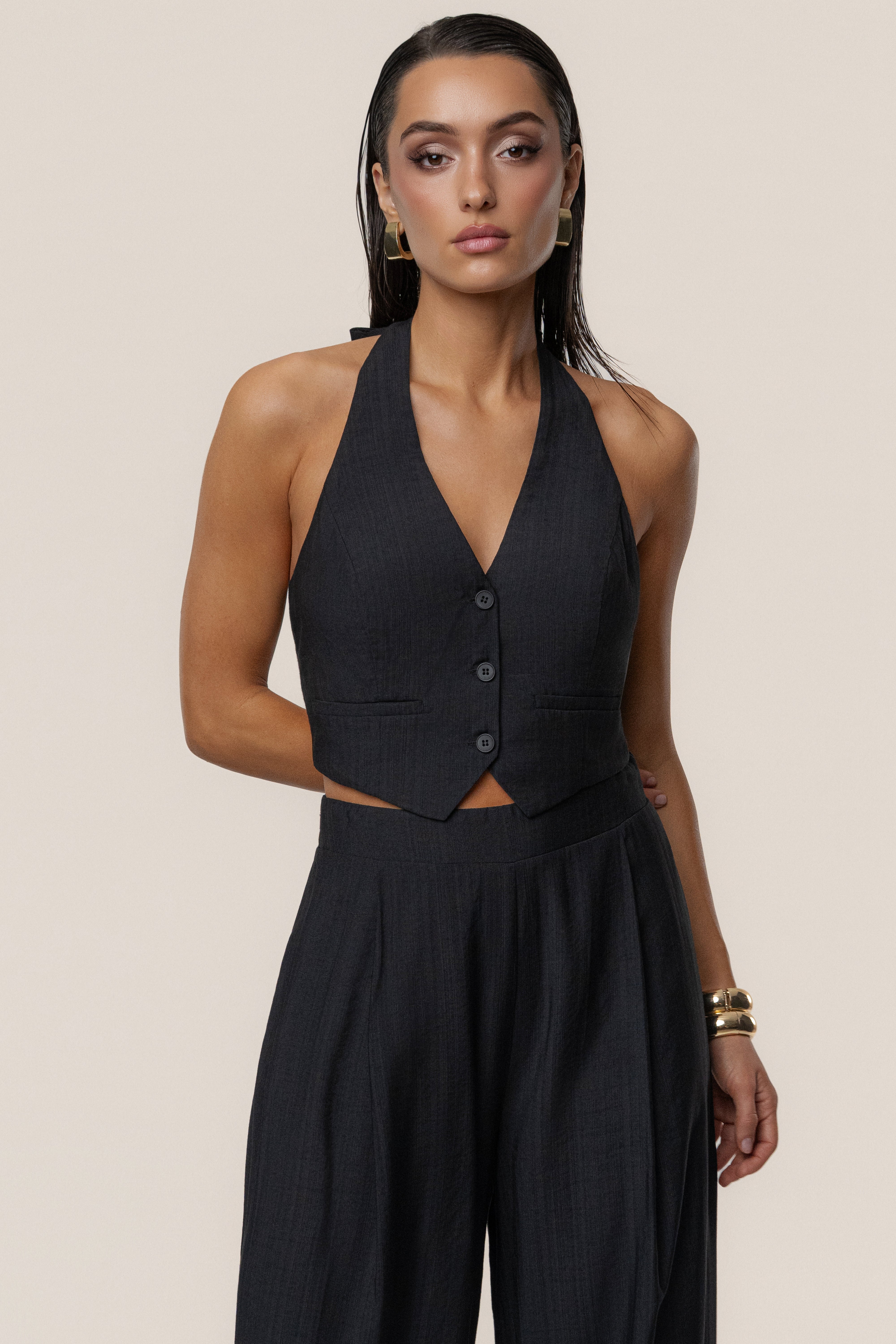 Ensemble Pantalon Black Tropical Daze