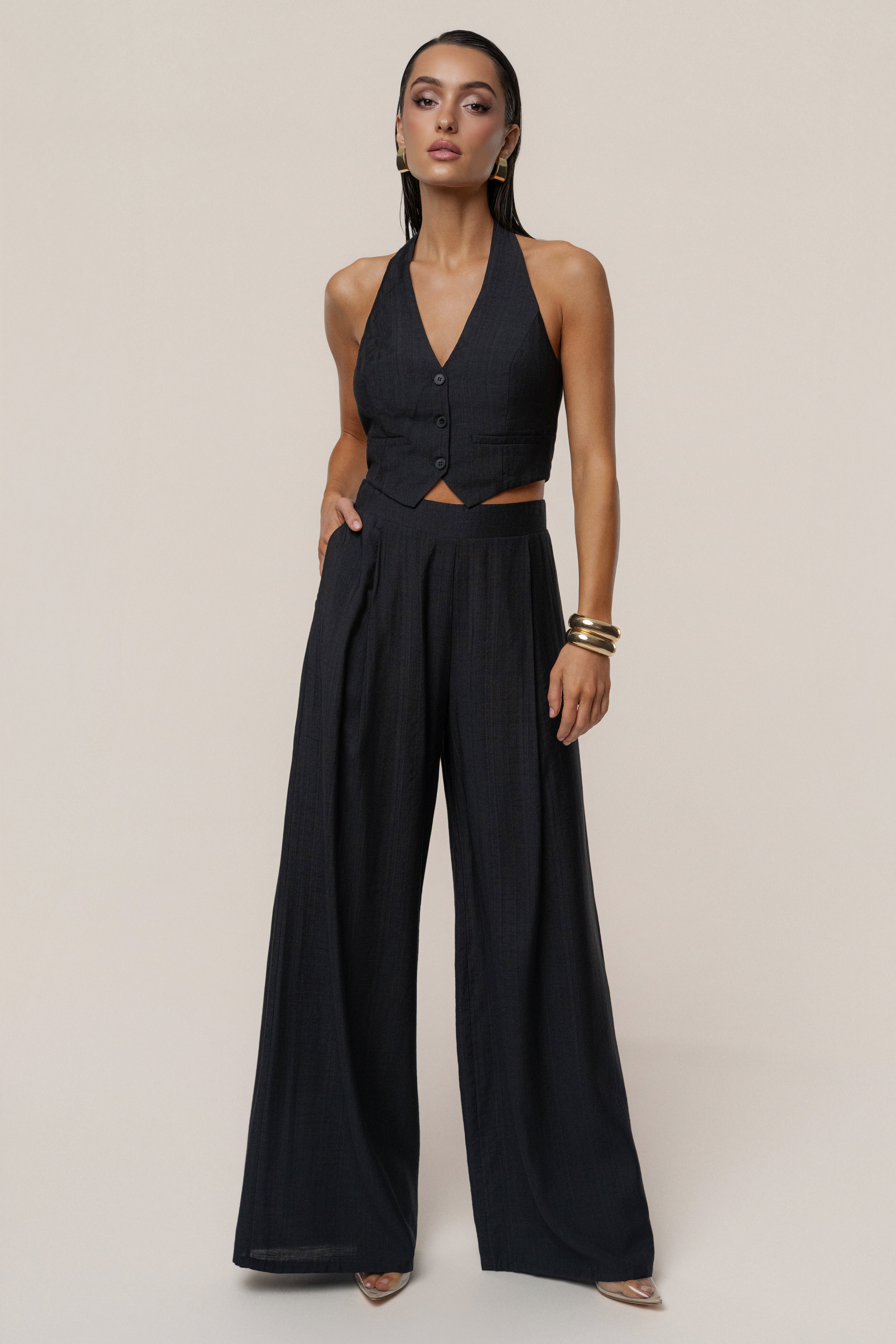 Ensemble Pantalon Black Tropical Daze