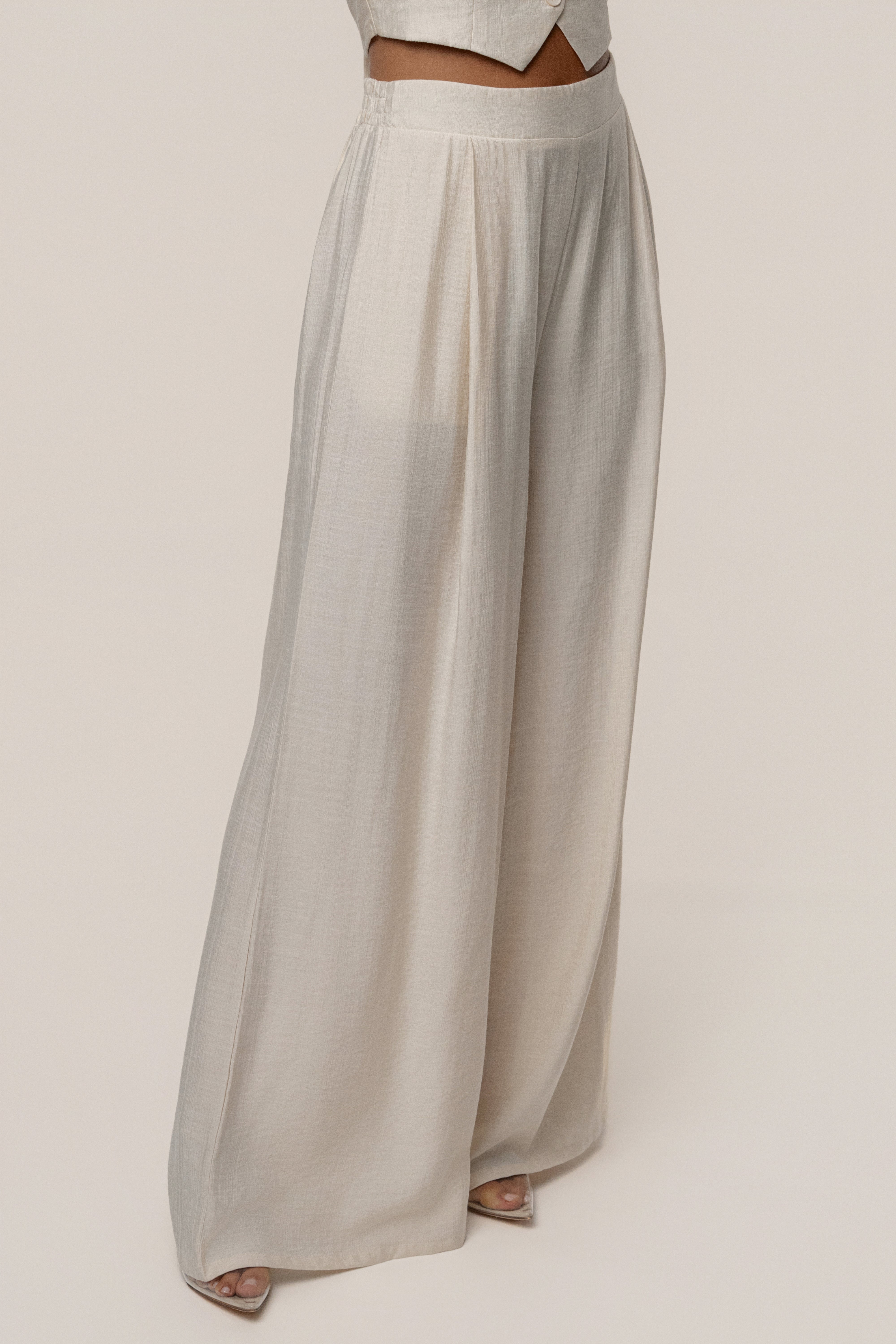 Ensemble Pantalon Crème Tropical Daze