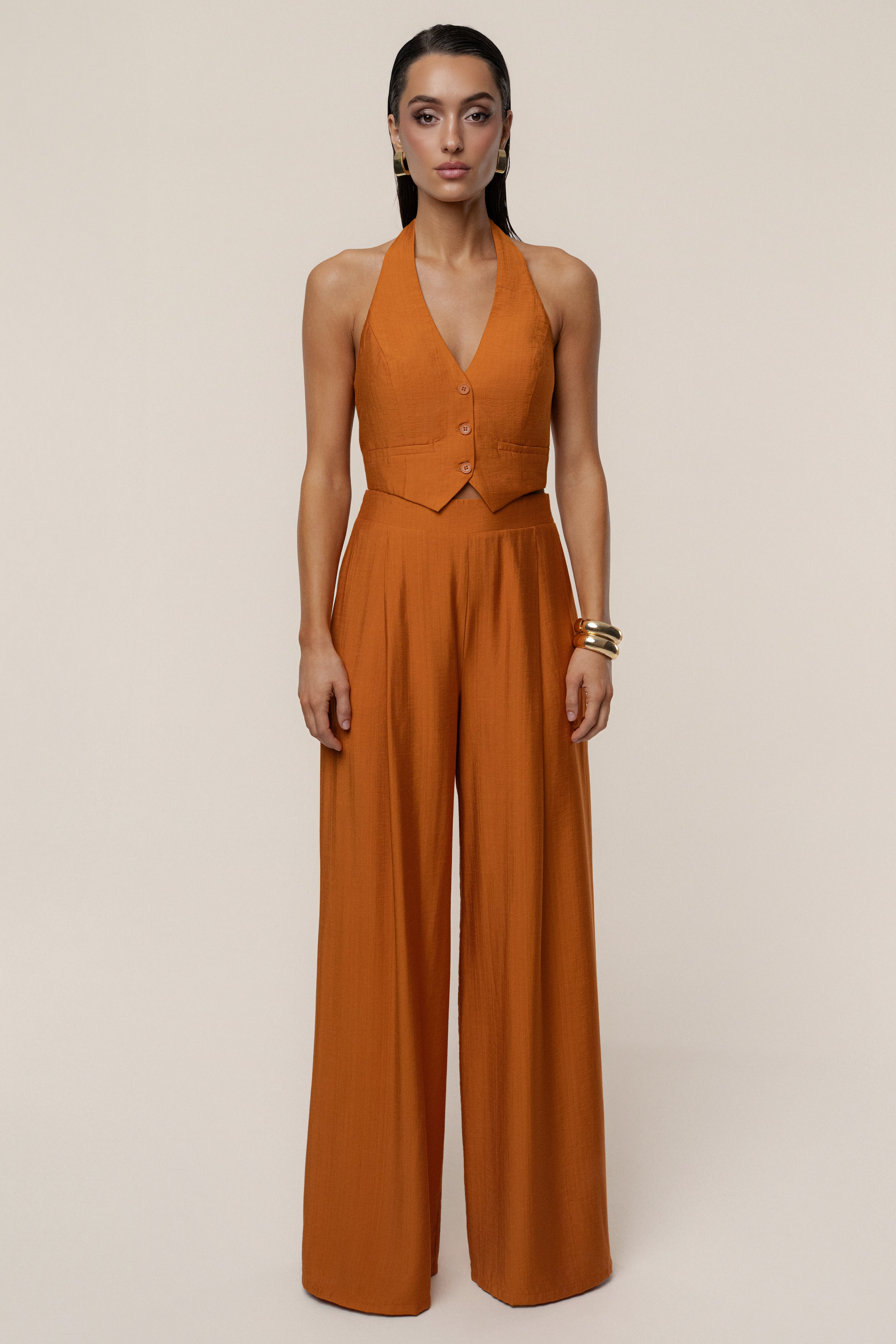 Rust Tropical Daze Pant Set