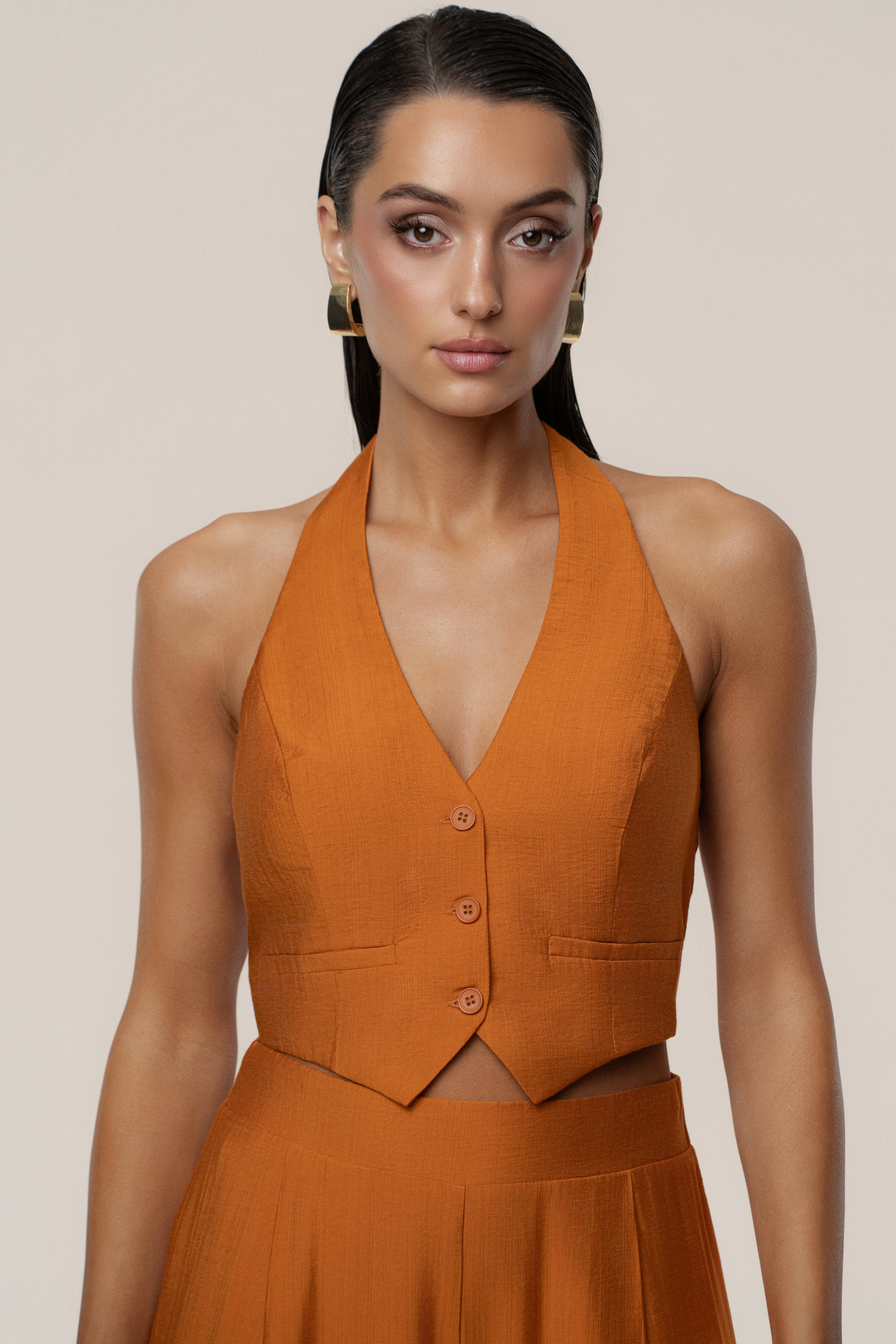 Rust Tropical Daze Pant Set