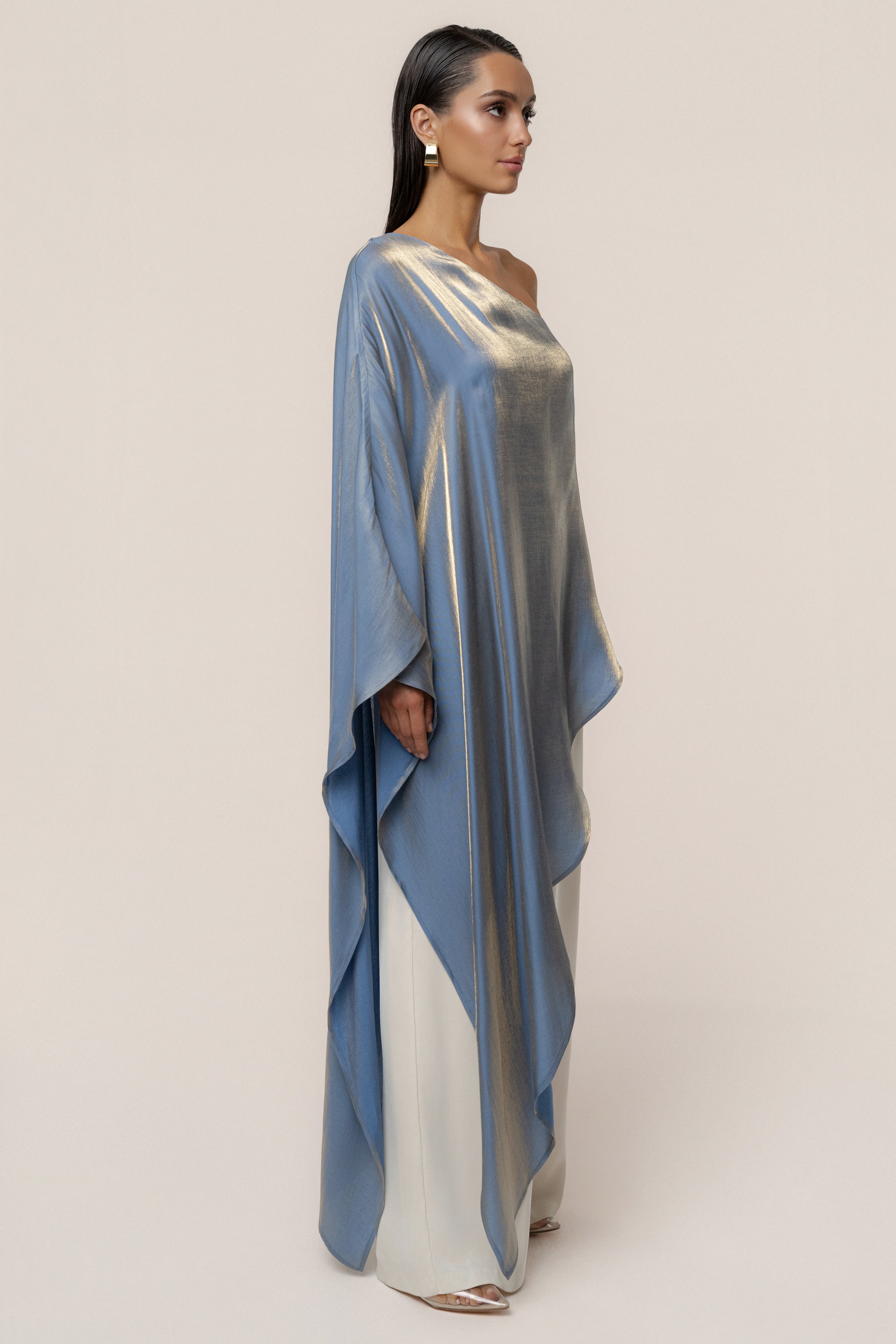 Blue Cher Iridescent Top