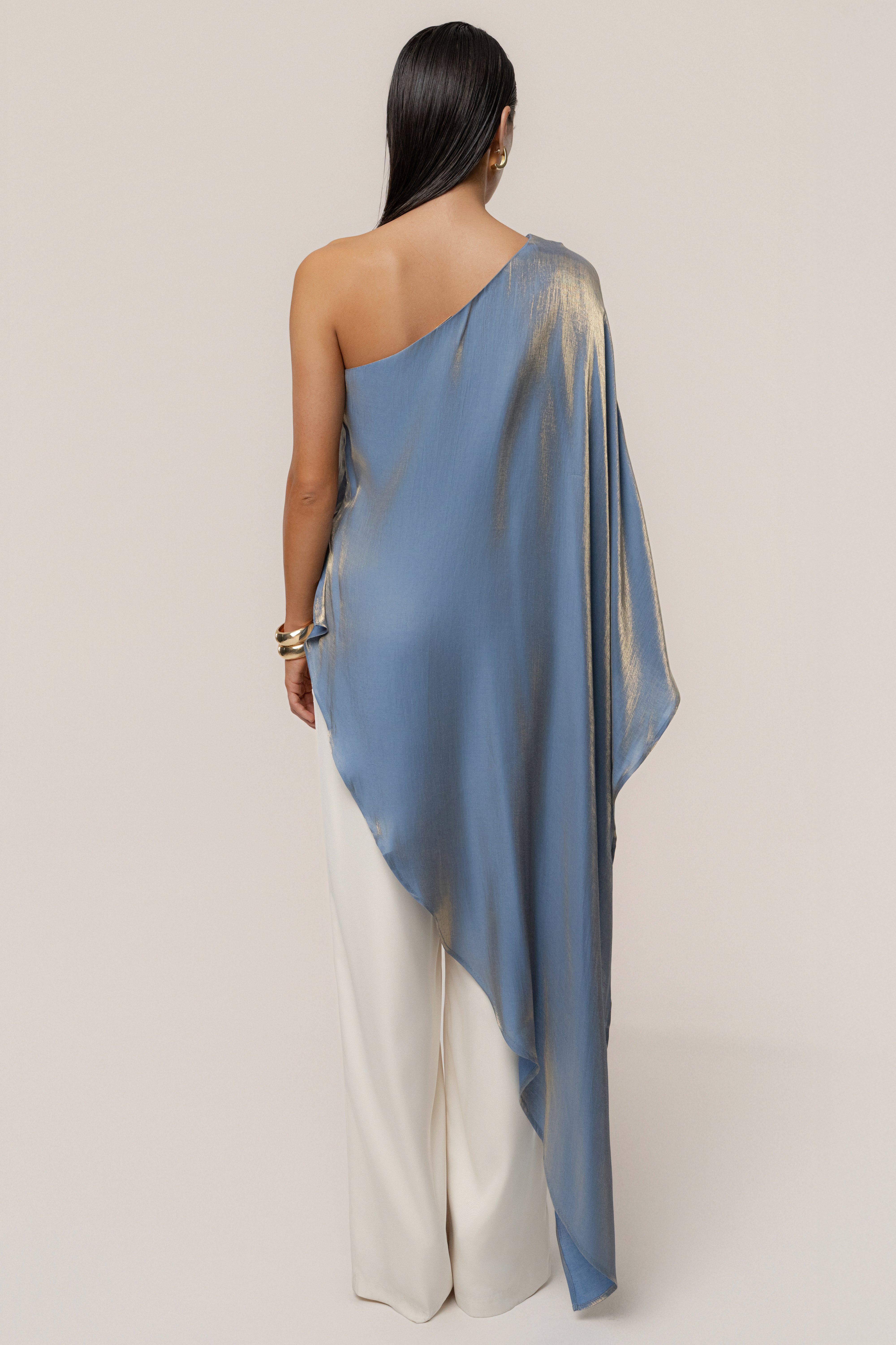 Blue Cher Iridescent Top