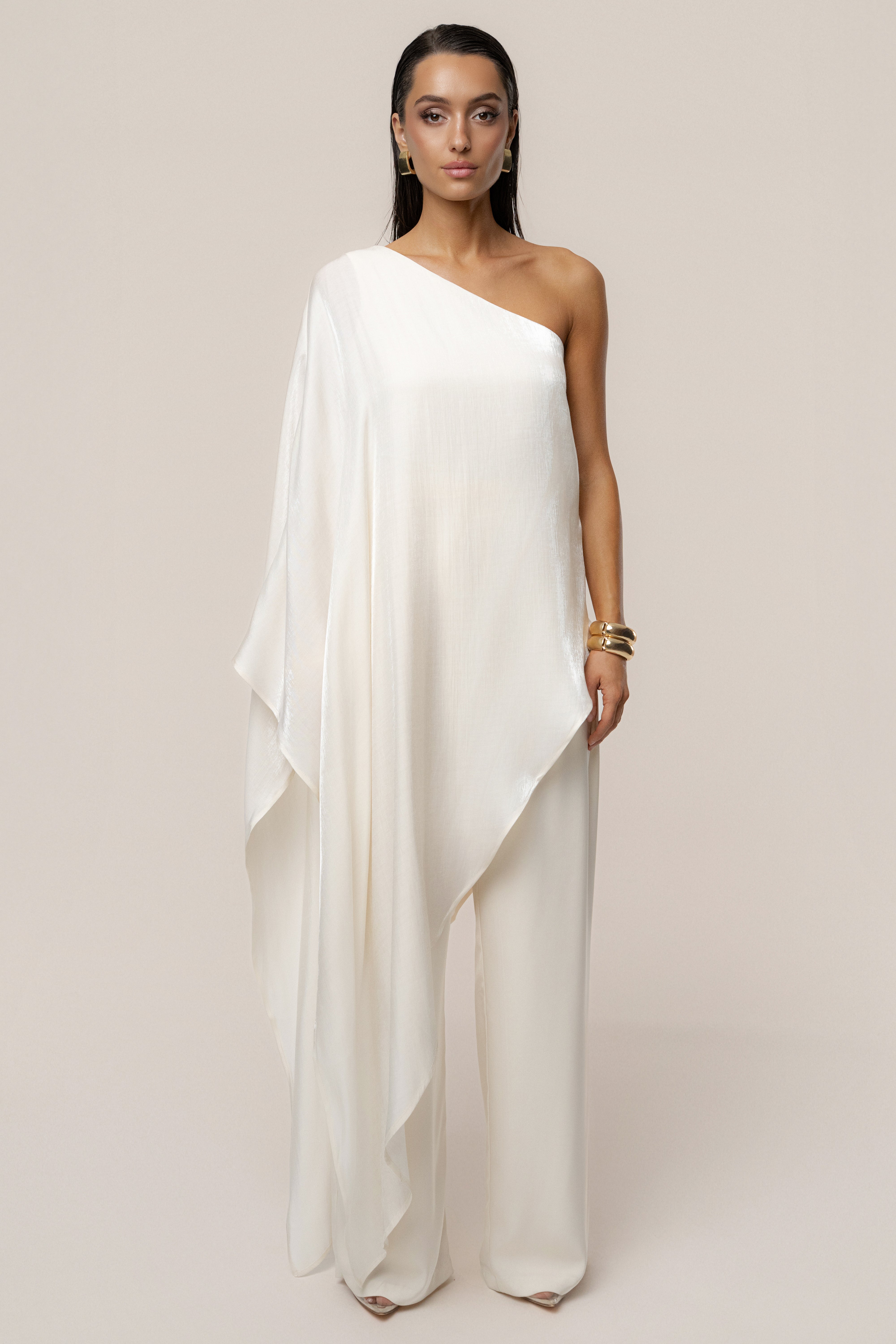 Champagne Cher Iridescent Top