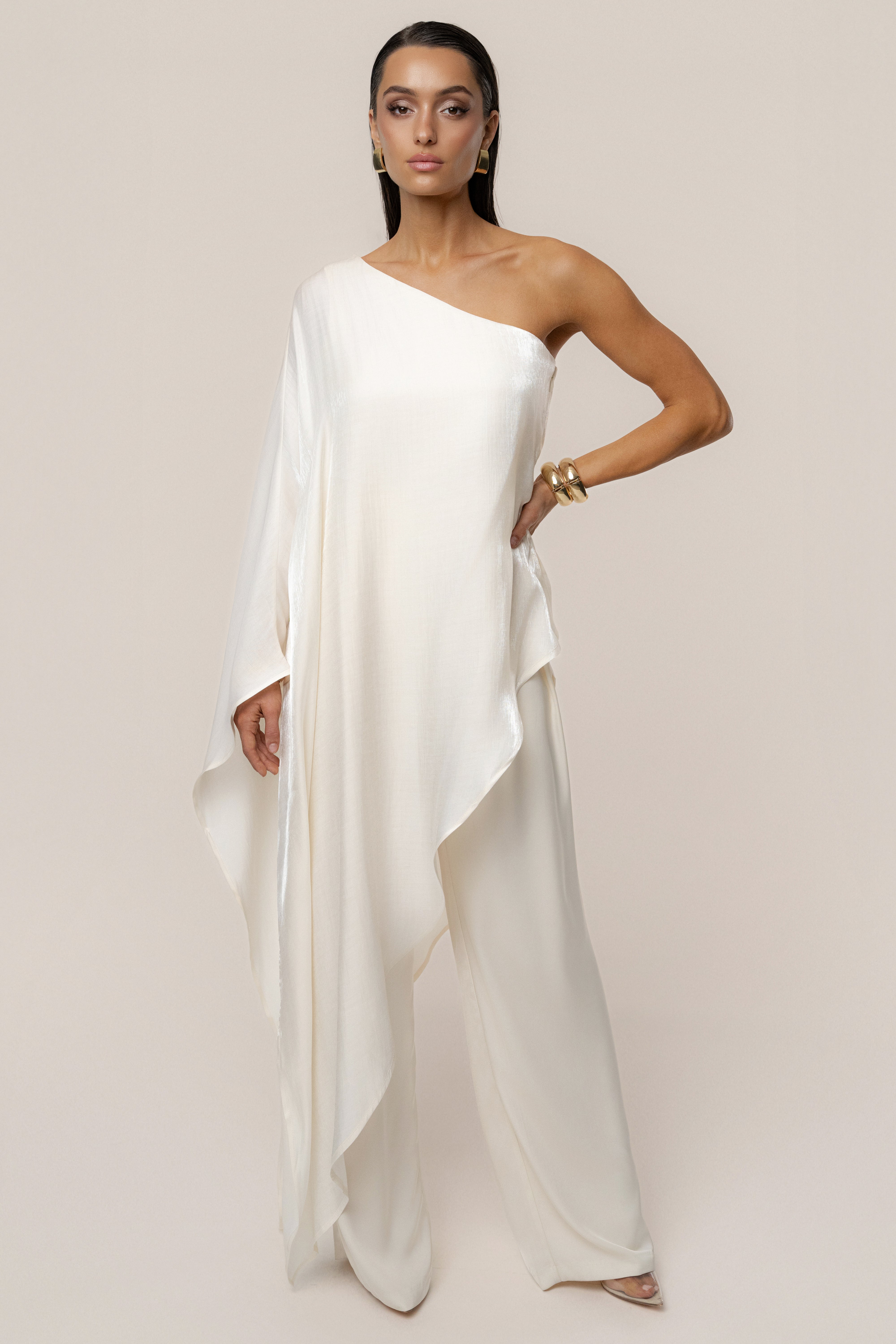 Champagne Cher Iridescent Top