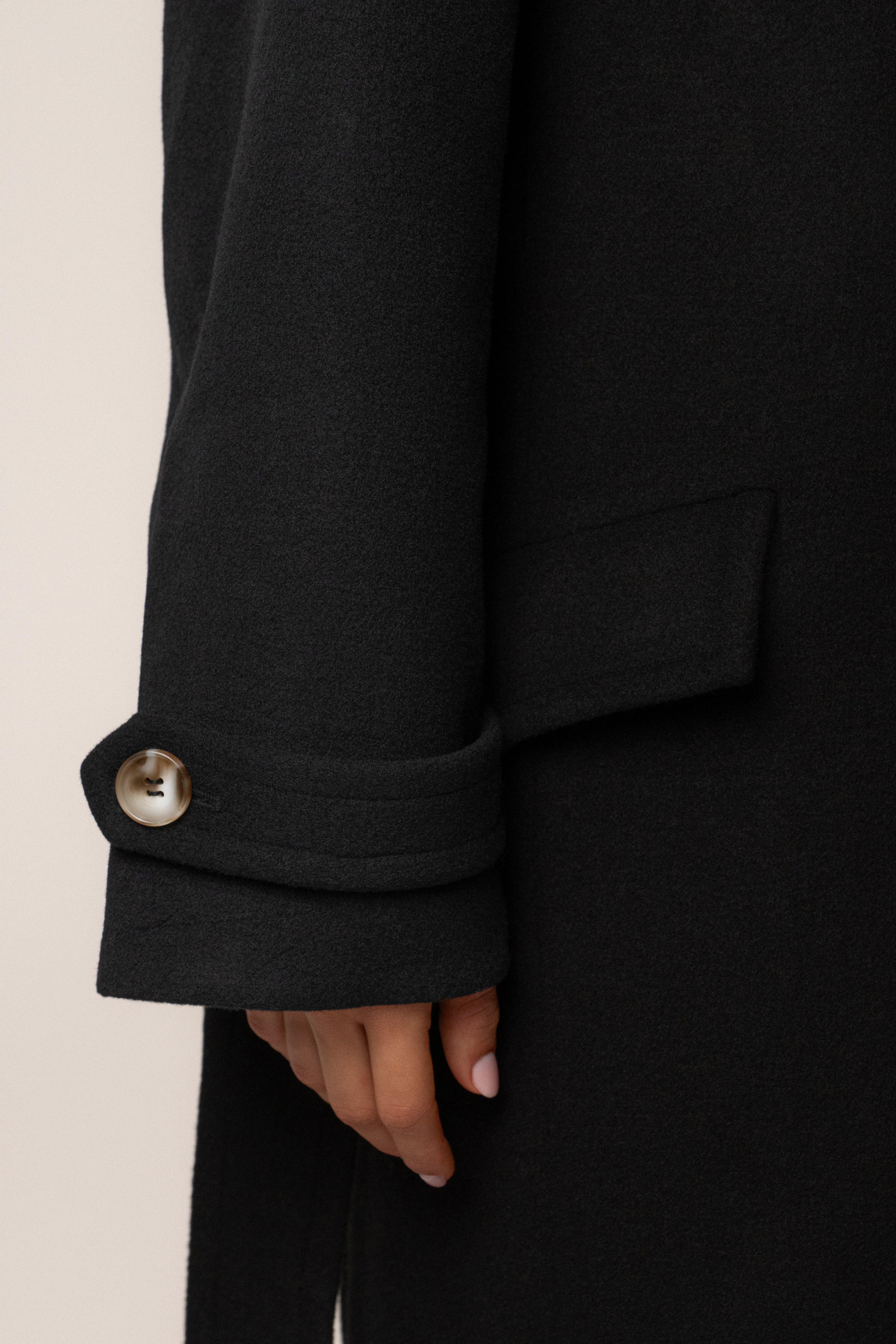 Black Empire Longline Coat - JLUXLABEL