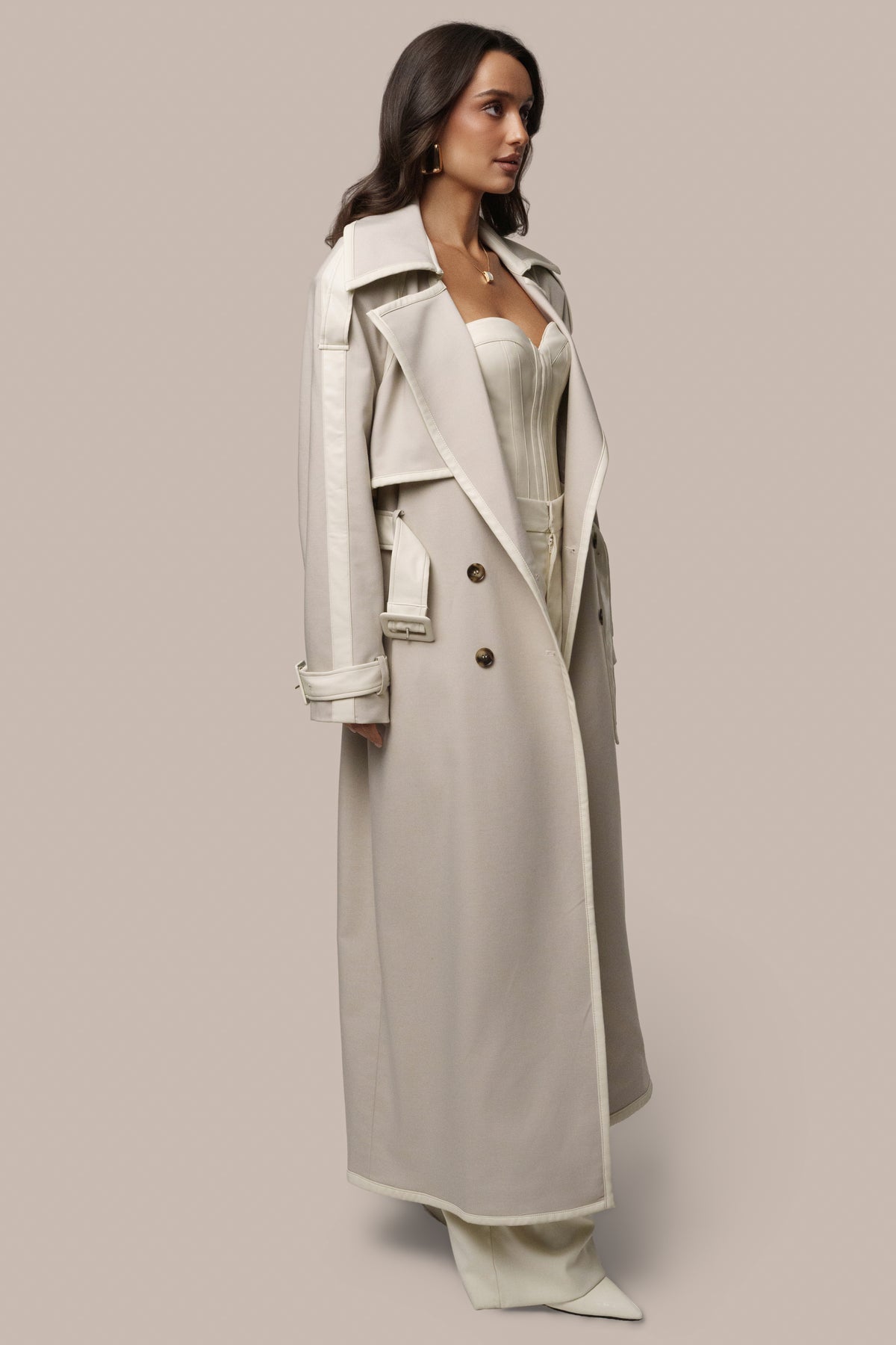 PRE-ORDER Cream London Trench Coat