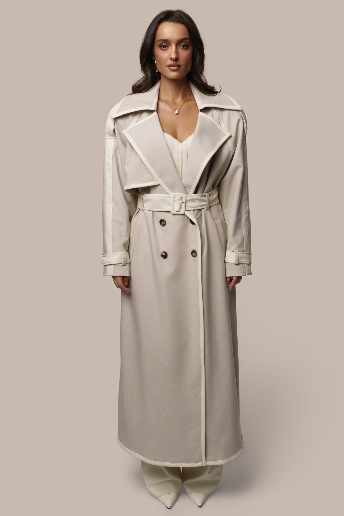 PRE-ORDER Cream London Trench Coat