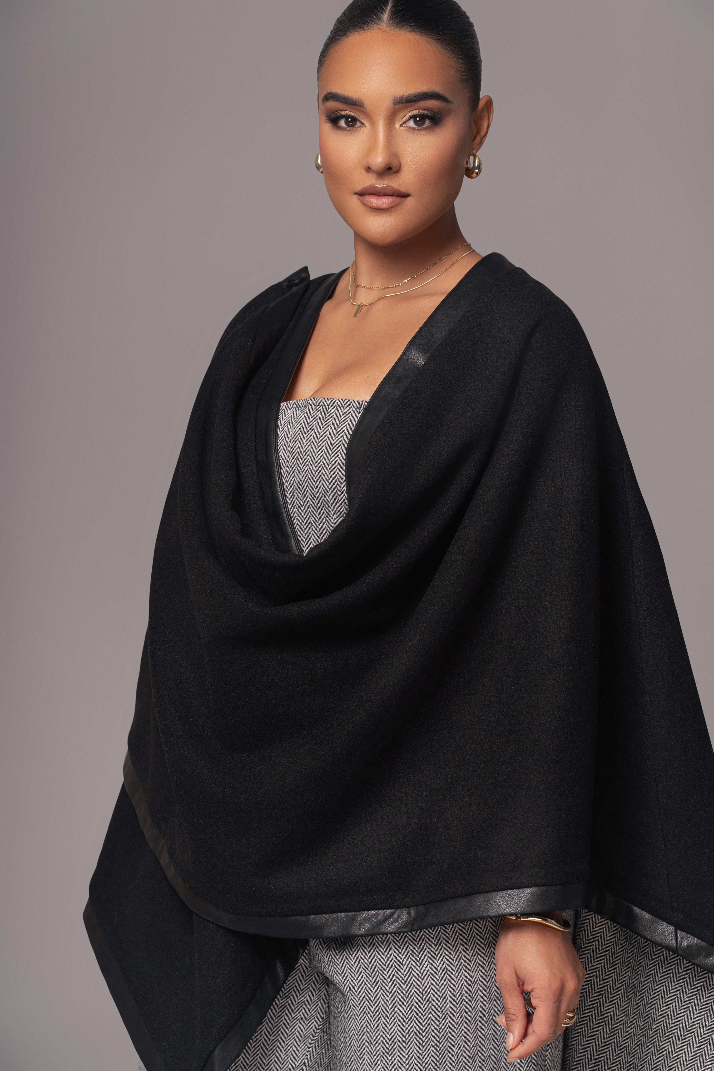 Herringbone Reversible Shawl - JLUXLABEL