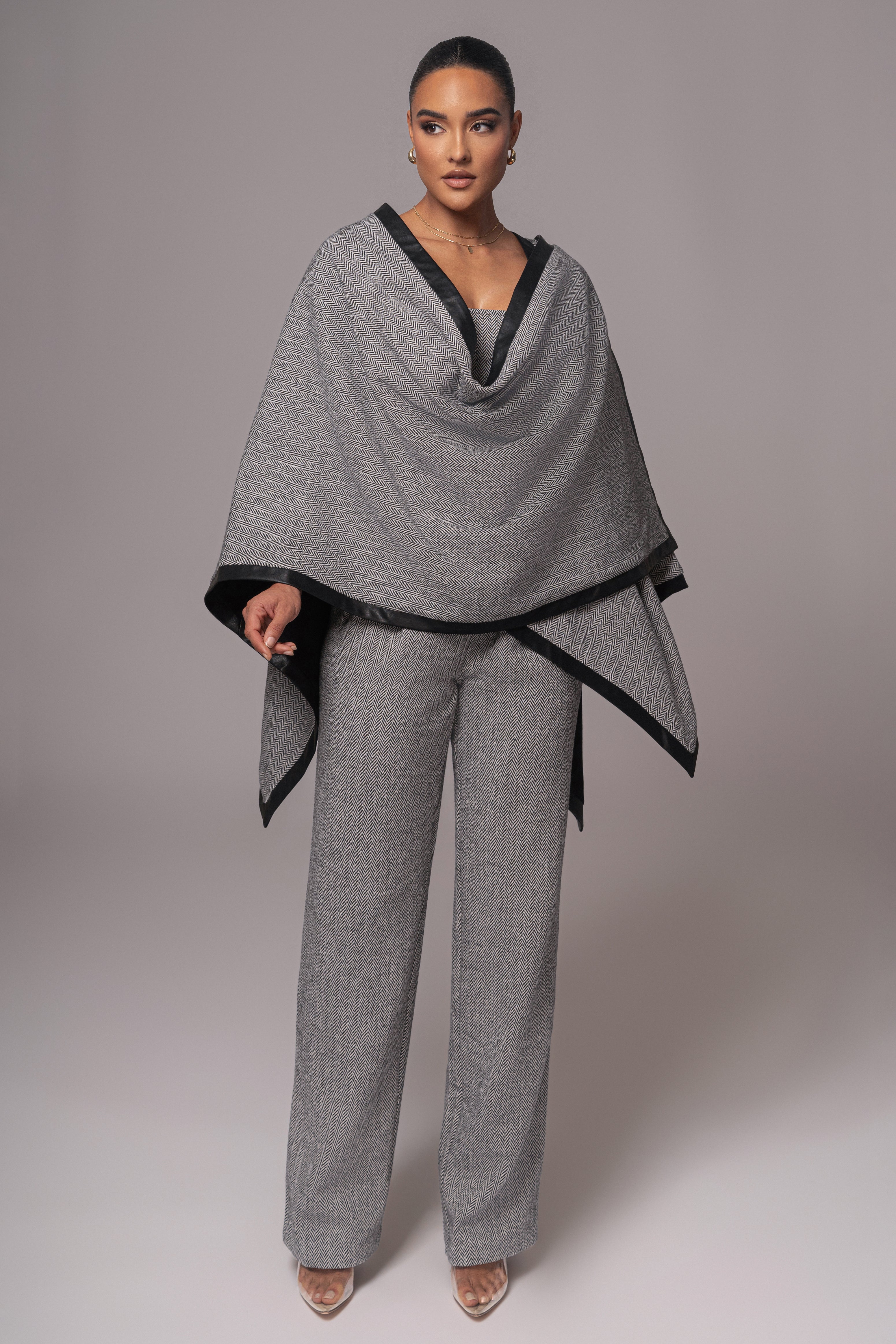Herringbone Reversible Shawl - JLUXLABEL